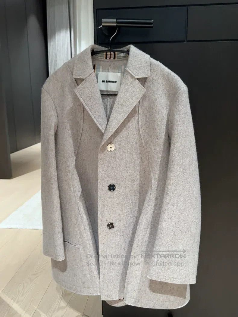 Jil Sander Jil Sander size 32 Felted Wool Suit Jacket Size L / US 10 / IT 46 - 1 Thumbnail