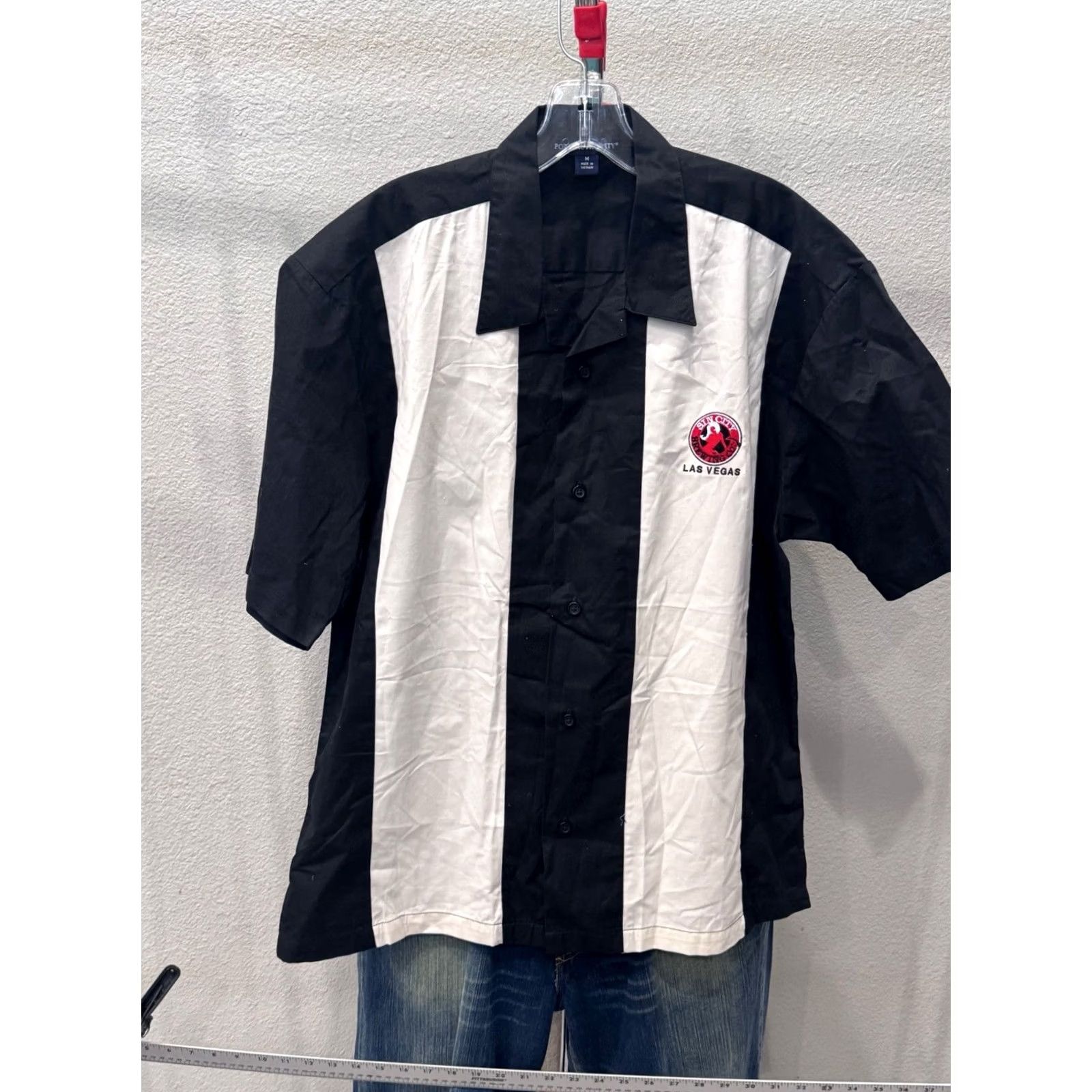 CO Sin City Brewing Co Las Vegas M SHORT SLEEVE BUTTON UP SHIRT Shirt Mens Multicolor 90s Size US M / EU 48-50 / 2 - 4 Thumbnail