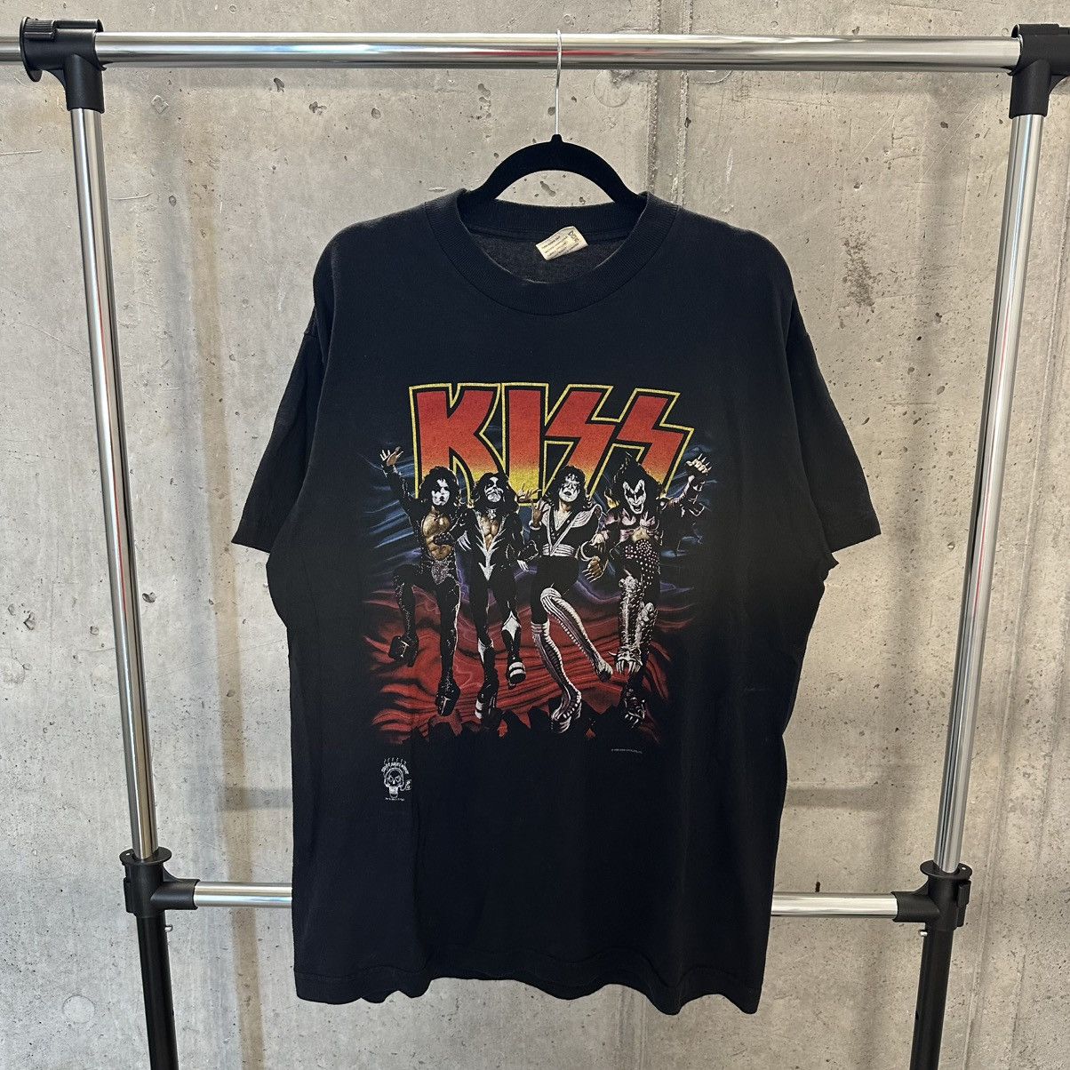 Vintage Vintage 1996 KISS Destroyer Tour Tee – Single Stitch Size US XL / EU 56 / 4 - 1 Thumbnail