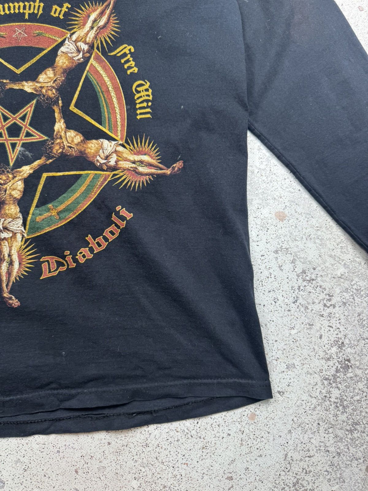 Band Tees Dimmu Borgir long sleeve double sided In Sorte Diaboli Size US M / EU 48-50 / 2 - 8 Thumbnail