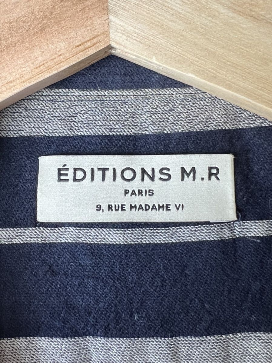 Editions M.R Striped Short Sleeve Button Down Size US XS / EU 42 / 0 - 2 Thumbnail