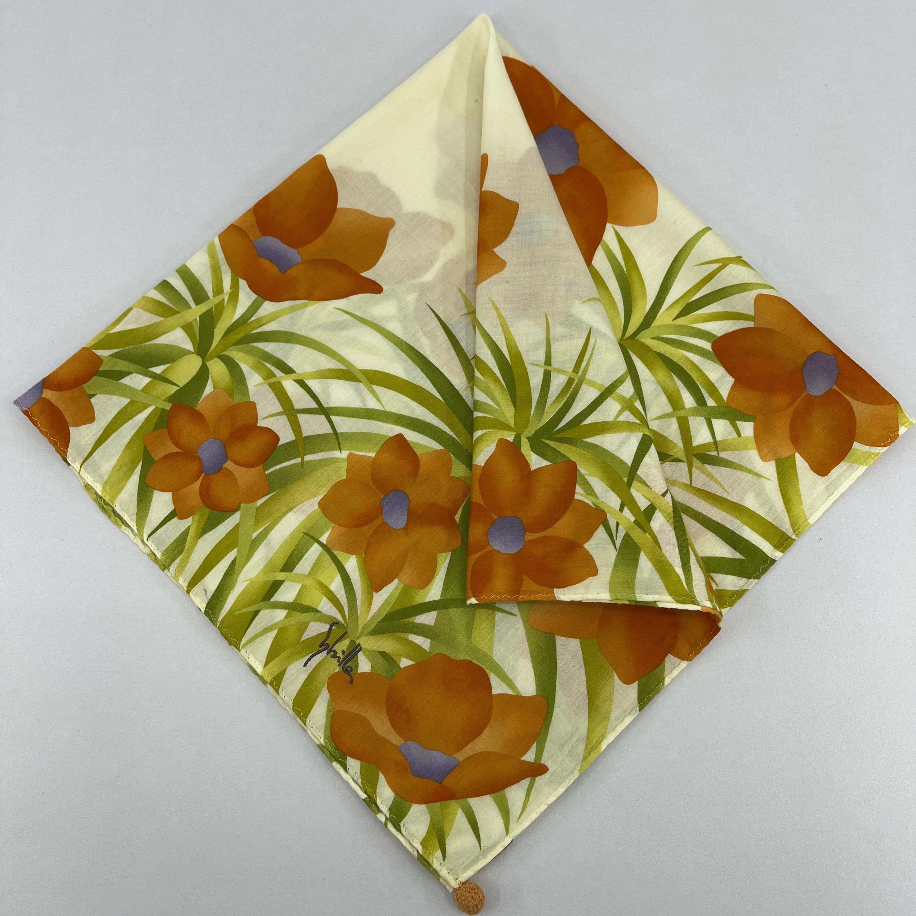 Designer × Vintage Shilla Handkerchief / Neckerchief / Bandana - 4175 Size ONE SIZE - 1 Thumbnail