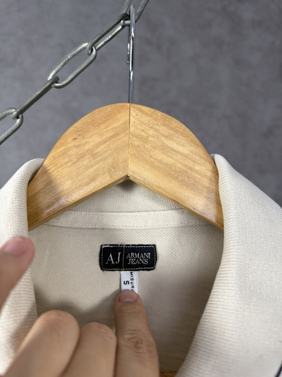 Armani × Vintage Armani Jeans luxury vintage designer polo tee Size US S / EU 44-46 / 1 - 5 Thumbnail