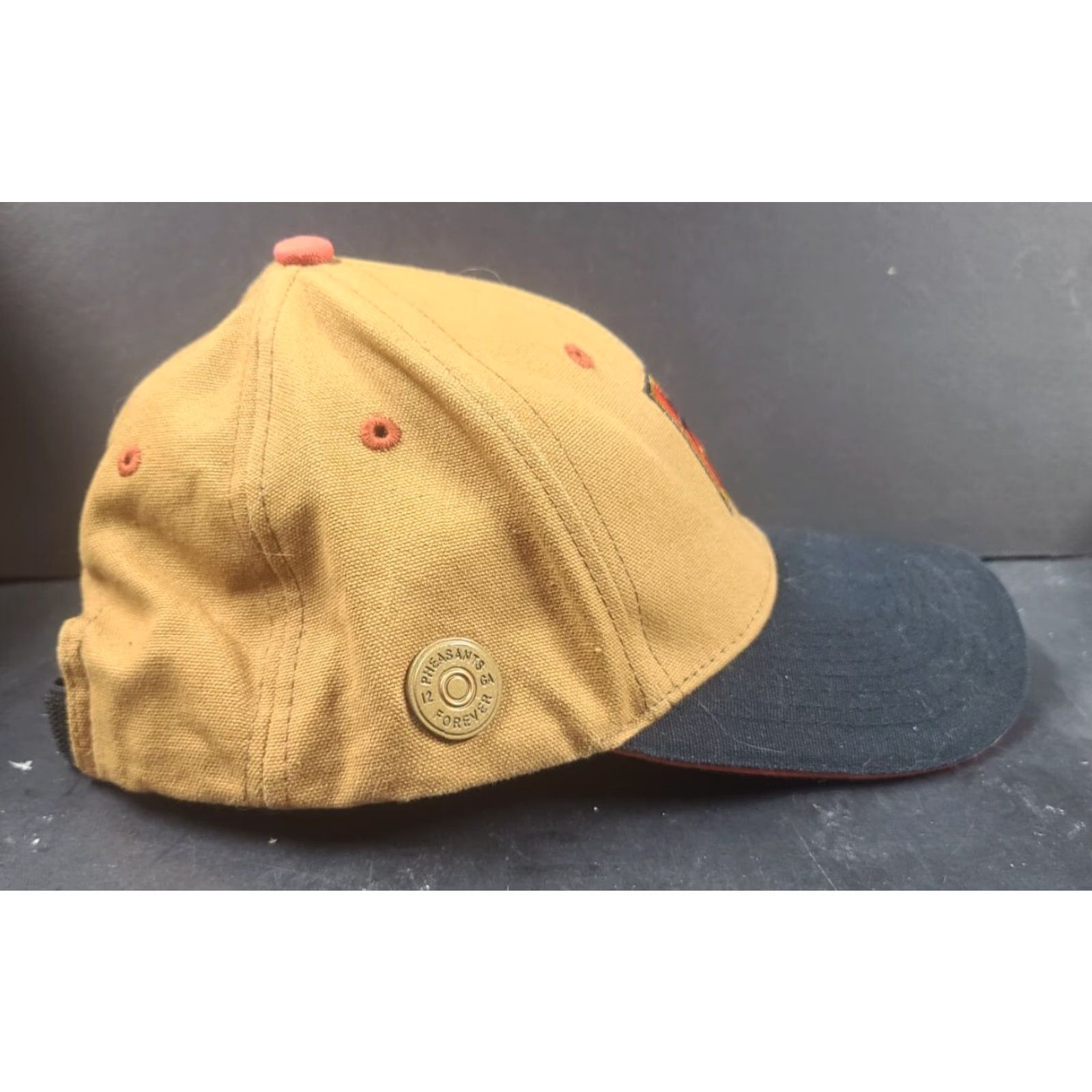 Forever 21 Pheasants Forever Baseball Cap Hat Black 100%Cotton Adjustable Strap Embroidered Canvas Men Cap Sports Logo Casual Workwear Travel Men Size ONE SIZE - 6 Thumbnail