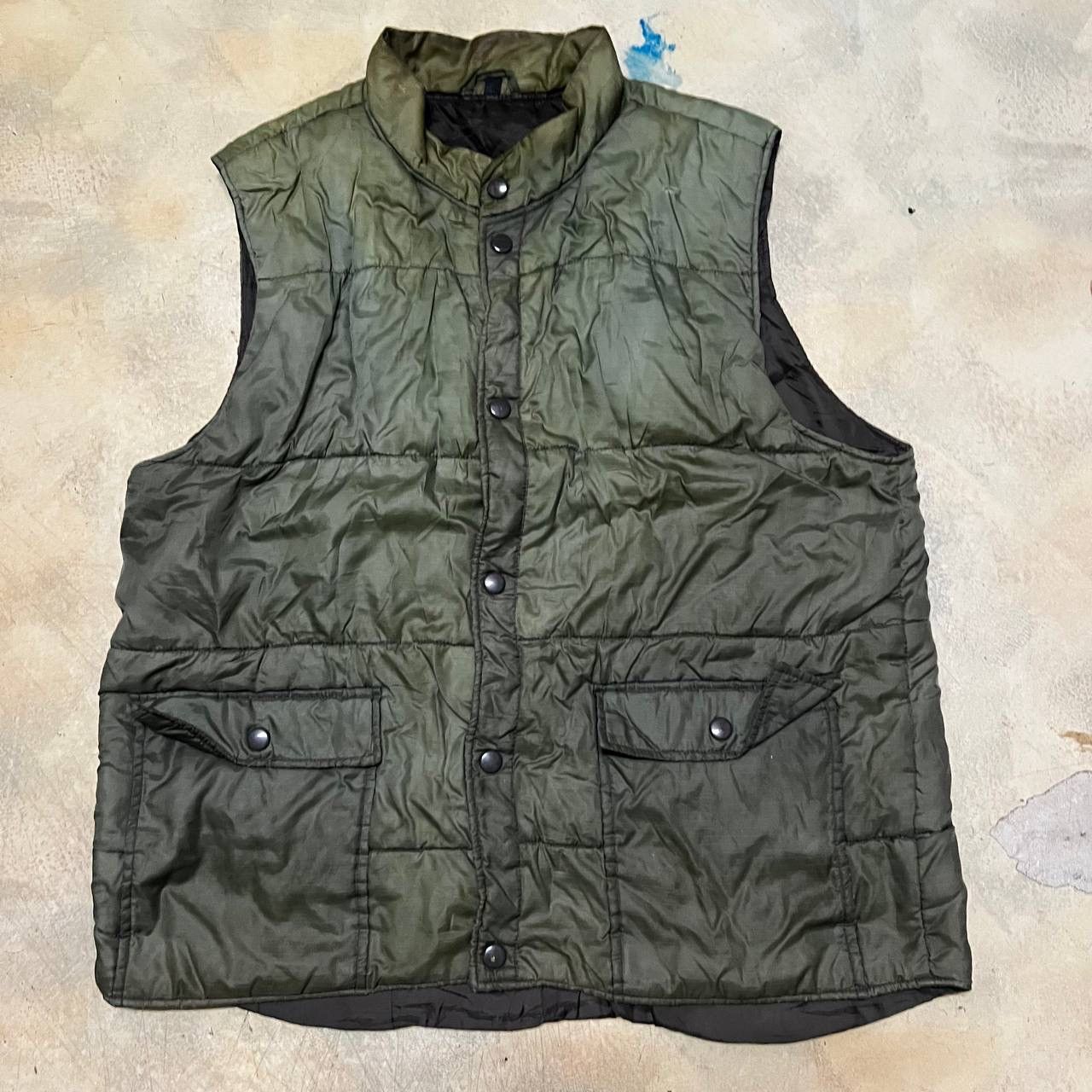 Japanese Brand × Vintage Vintage Distressed Puffer Vest Size US L / EU 52-54 / 3 - 3 Thumbnail