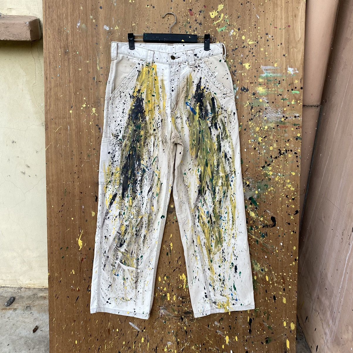 Carhartt Vintage Carhatt Faded Carpenter Pants Size US 32 / EU 48 - 2 Thumbnail
