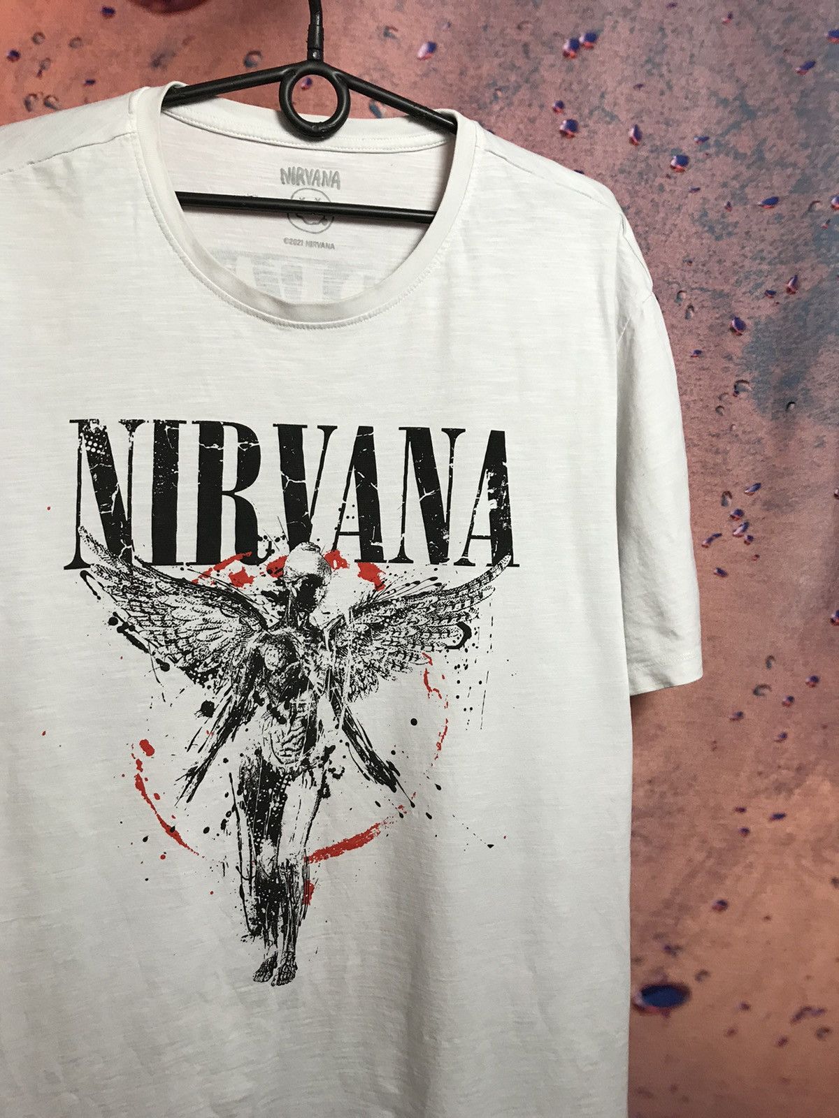 Band Tees × Nirvana × Vintage Vintage Nirvana band rock tee Size US XL / EU 56 / 4 - 1 Thumbnail