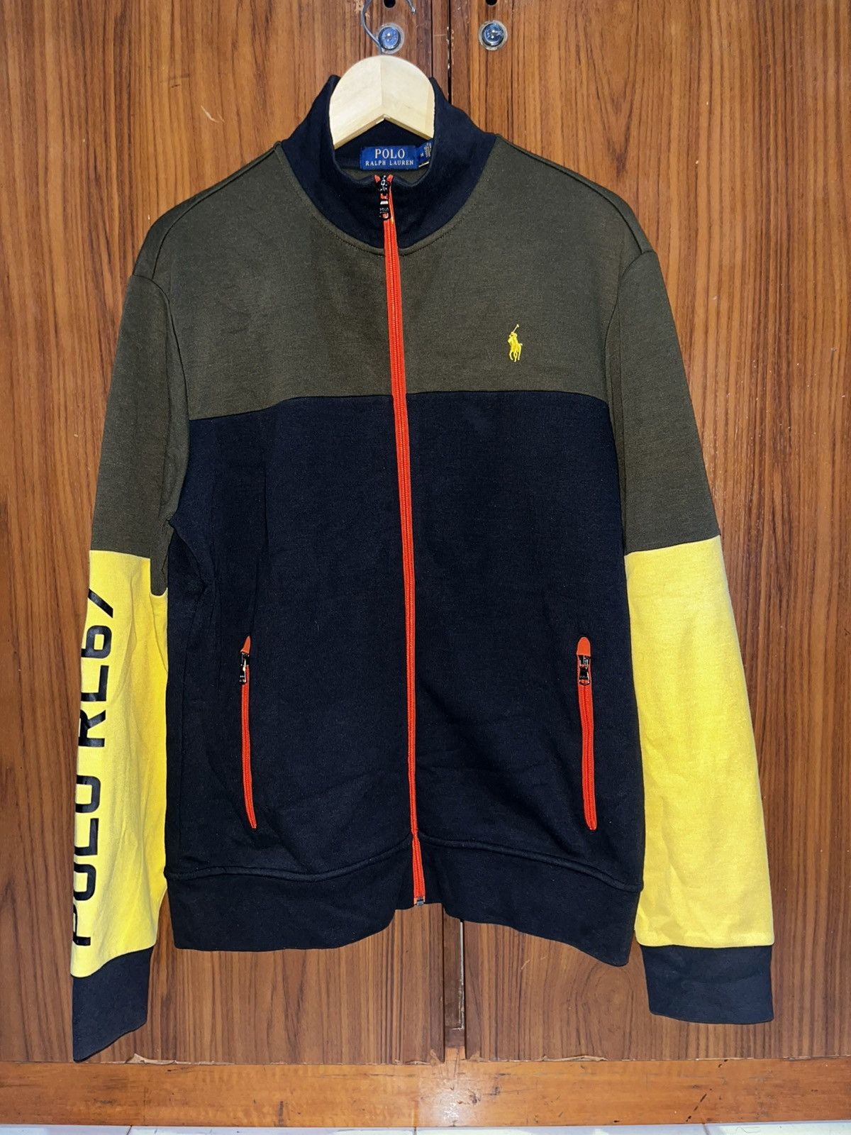 Polo Ralph Lauren POLO Ralph Lauren Colorblock Full Zip Track Jacket size M Size US M / EU 48-50 / 2 - 1 Thumbnail