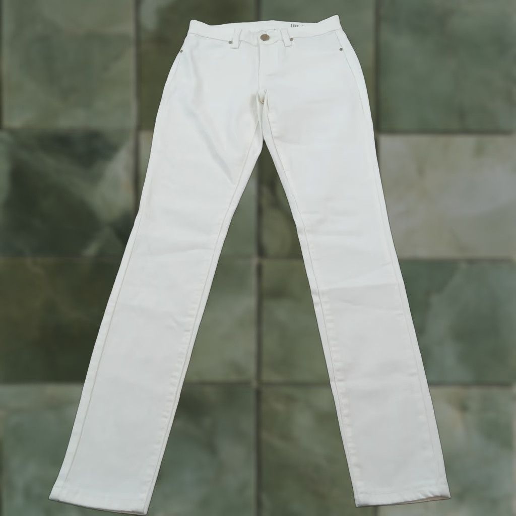 Vintage BLANKNYC Women's White Skinny Jeans Size 26 Stretch Denim Cotton Blend Size 26" / US 2 / IT 38 - 1 Thumbnail