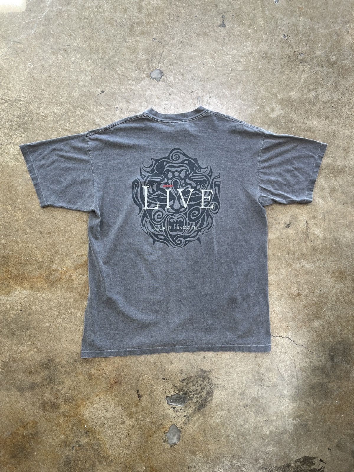 Band Tees Vintage 90s LIVE Secret Samadhi Concert Tee Giant Large Size US L / EU 52-54 / 3 - 2 Thumbnail
