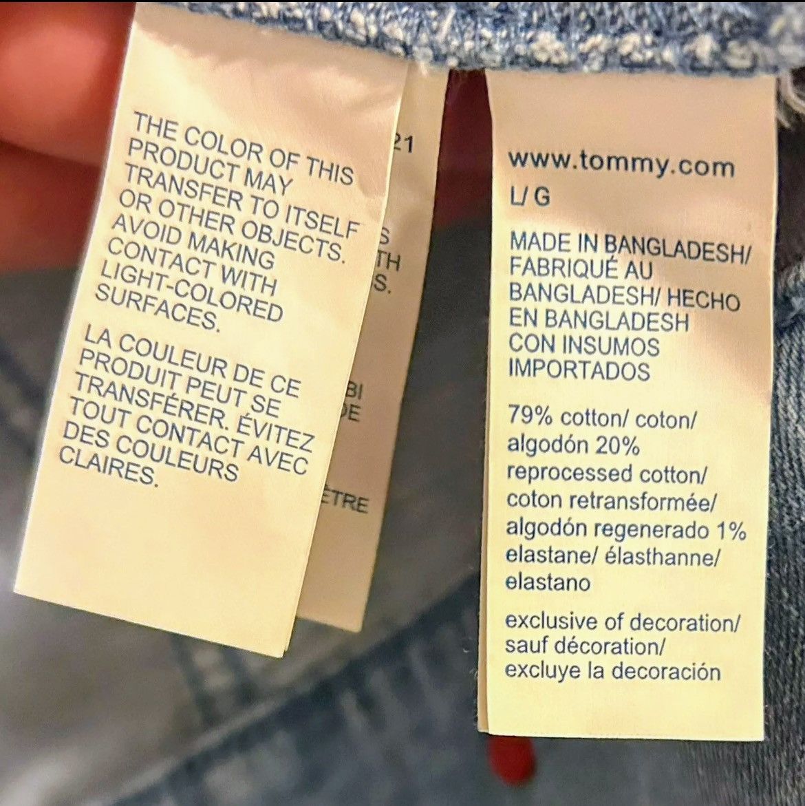 Tommy Hilfiger Tommy Hilfiger Tommy Jeans Flag Button Up Women’s Jacket L Size L / US 10 / IT 46 - 8 Thumbnail