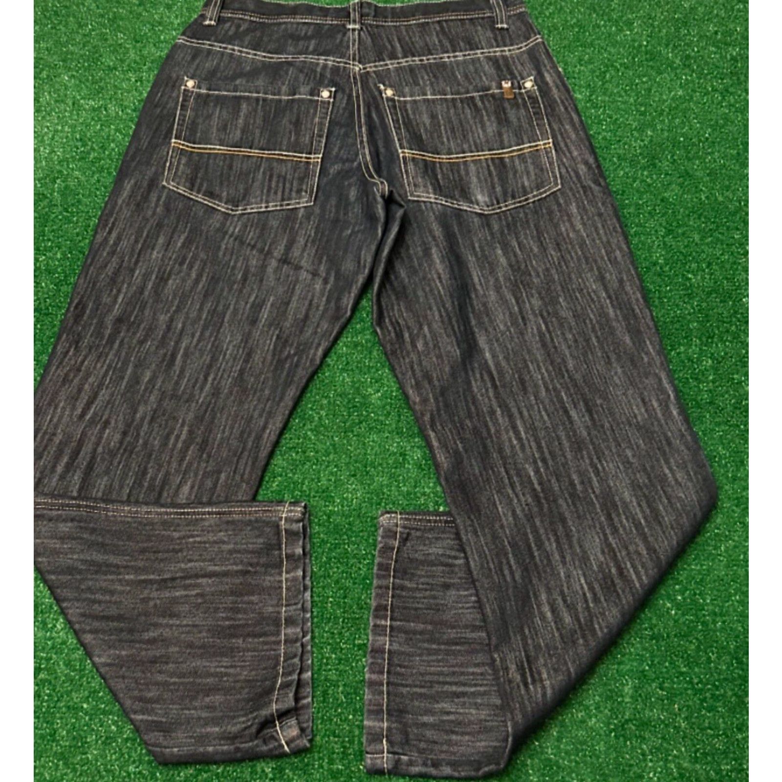 Southpole VINTAGE Southpole Jeans Baggy Wide-Leg Dark Wash 30x31 Mens Grunge Y2K Skater Hip Hop Punk Vintage VTG Mens Size US 30 / EU 46 - 2 Thumbnail