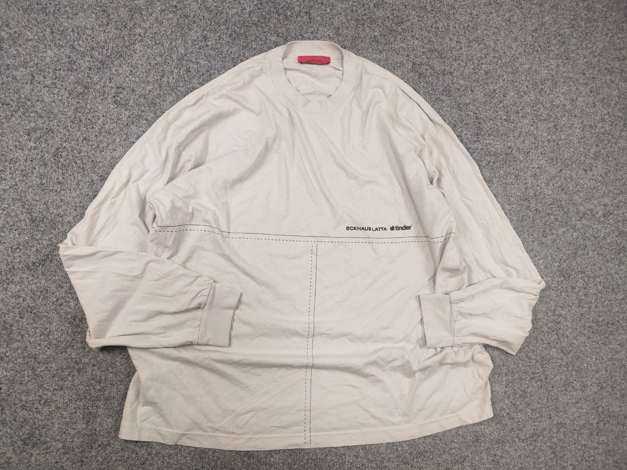 Eckhaus Latta Eckhaus Latta Tinder Available Jersey Long sleeve Shirt Tee Size US XL / EU 56 / 4 - 10 Thumbnail
