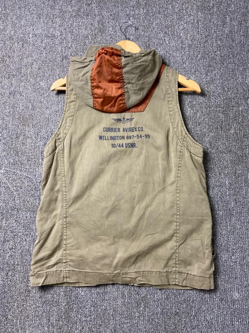 Avirex Avirex Combat Air Force Sleeveless Vest Jacket (191) Size US M / EU 48-50 / 2 - 2 Thumbnail