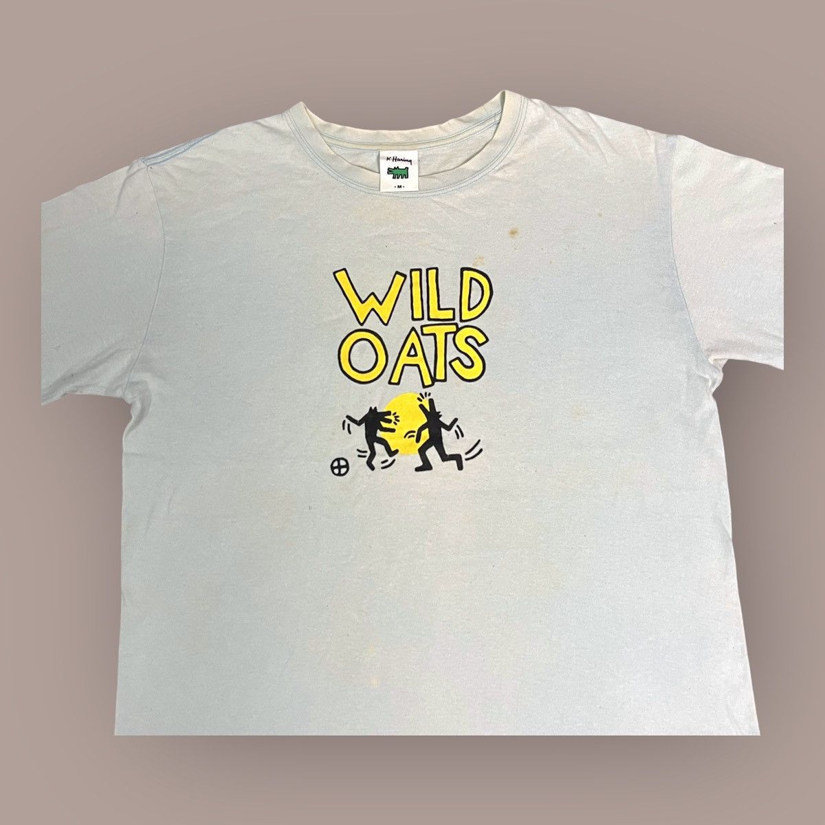 Keith Haring Rare Vintage Keith Haring X Wild Oats Tees Faded Size US M / EU 48-50 / 2 - 3 Thumbnail