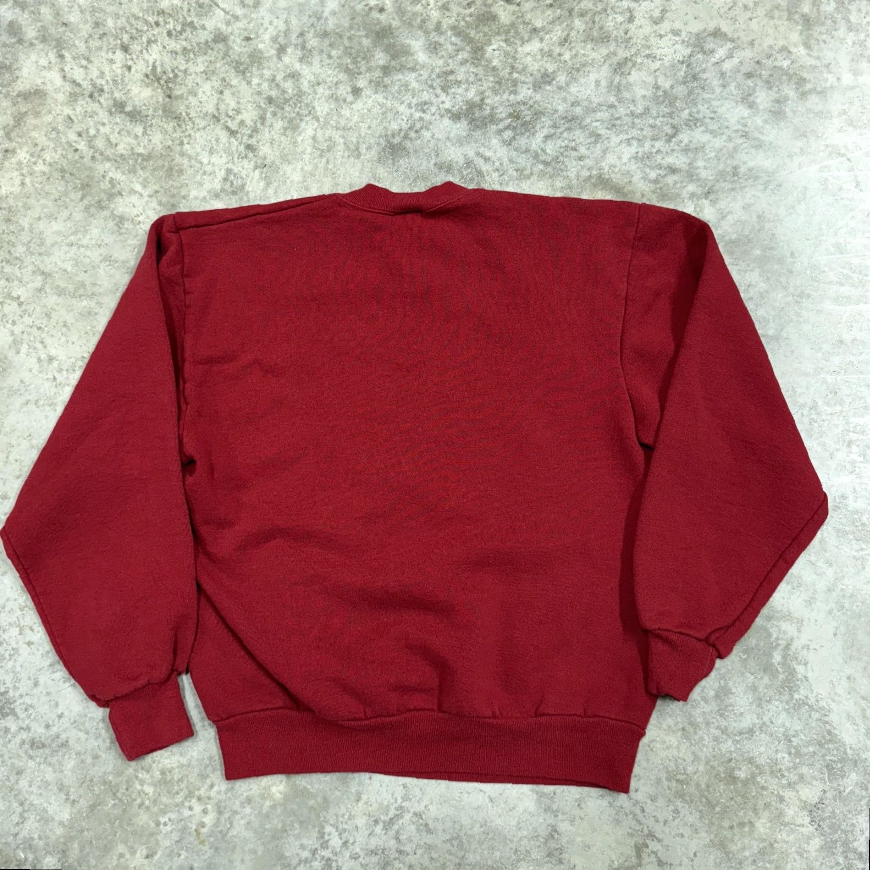 Jerzees VINTAGE Jerzees Sweatshirt Mens M Red Fleece Crewneck Pullover Blank 90s Size US M / EU 48-50 / 2 - 3 Thumbnail