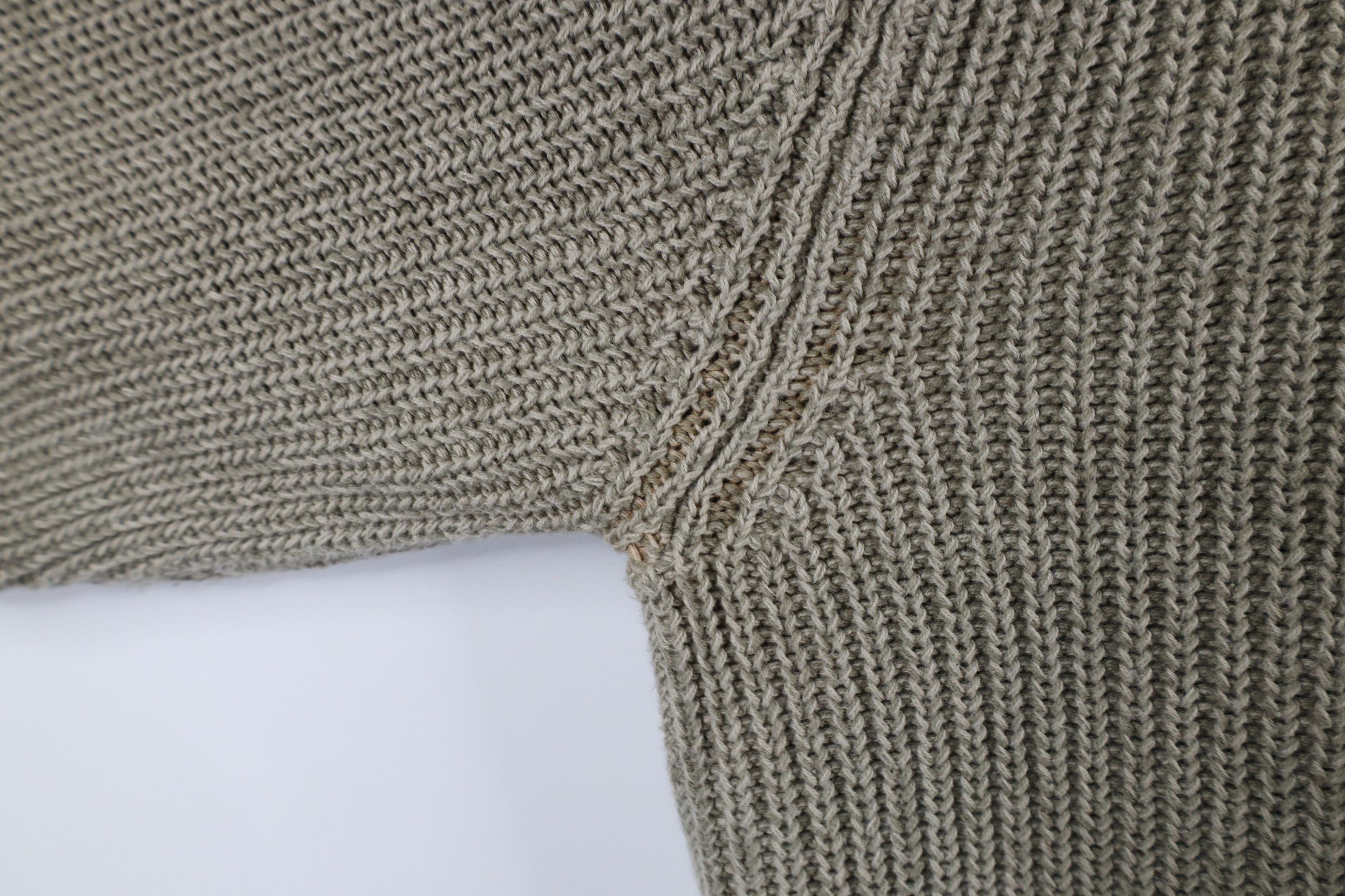 Columbia × Vintage Vintage 90s Columbia Ribbed Knit Sweater Heather Green Size US L / EU 52-54 / 3 - 5 Thumbnail