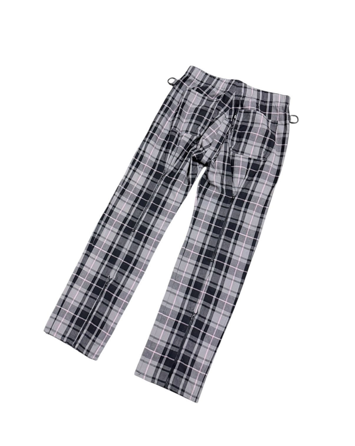 Montage Vtg🔥Montage Zipper Fatigue Pocket Tartan Pants Size US 33 - 13 Thumbnail