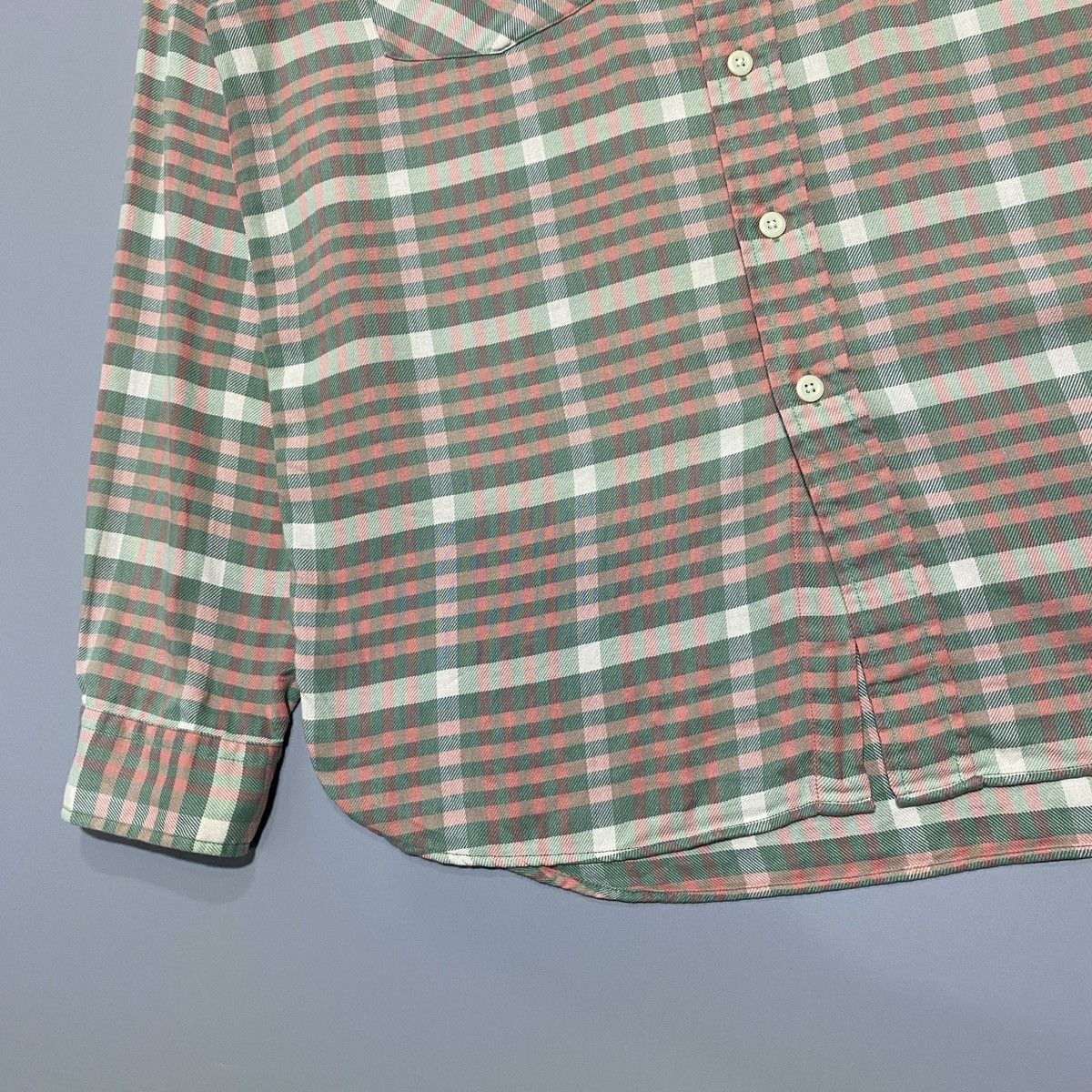 RRL Ralph Lauren Flannel Button Shirt Size US L / EU 52-54 / 3 - 5 Thumbnail