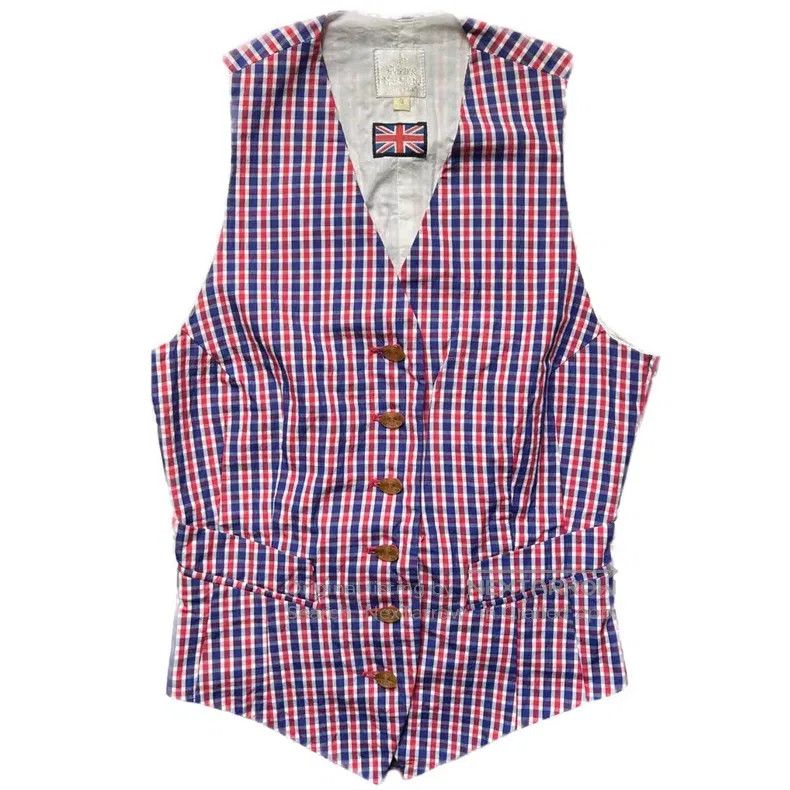 Vivienne Westwood Vivienne Westwood Plaid Vest Jacket Top Size XS / US 0-2 / IT 36-38 - 1 Thumbnail