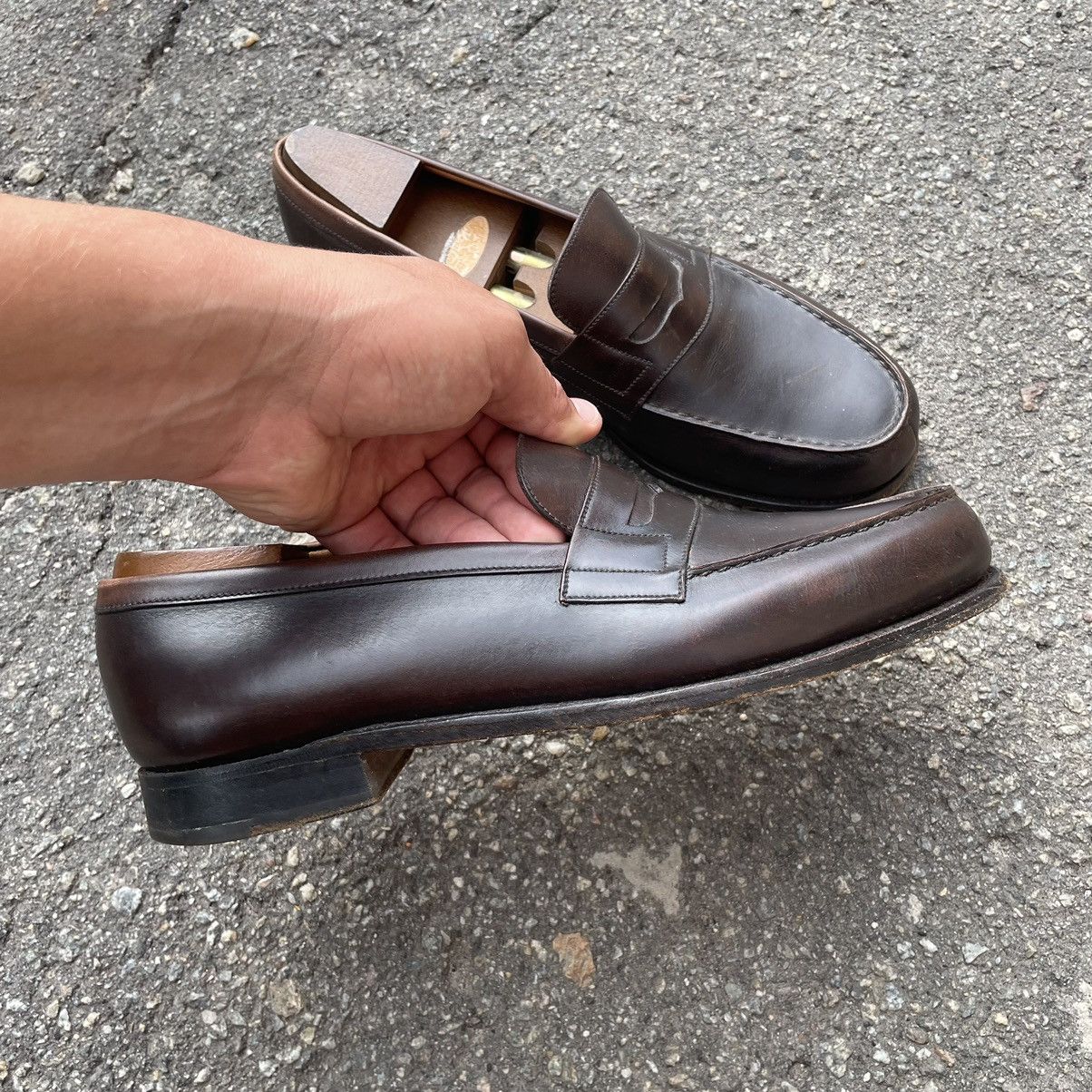 Handmade × J.M. Weston J.M. WESTON BROWN LEATHER BOOTS LOAFERS old money Size US 8 / EU 41 - 6 Thumbnail
