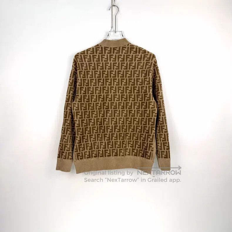 Fendi Fendi Camel logo sweater Size XS / US 0-2 / IT 36-38 - 4 Thumbnail
