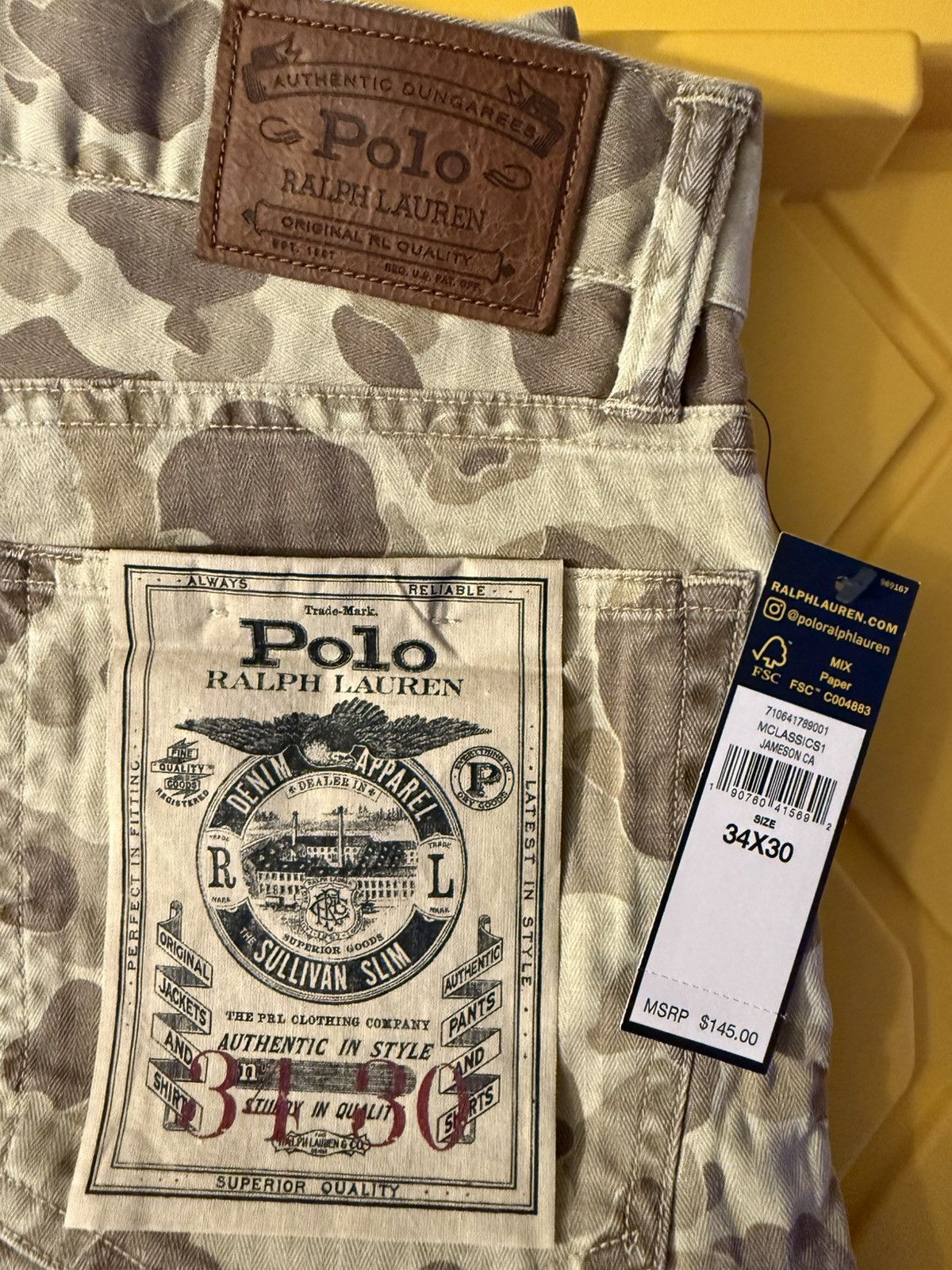 Polo Ralph Lauren Polo Ralph Lauren Denim Jeans 34x30 Size US 34 / EU 50 - 2 Thumbnail