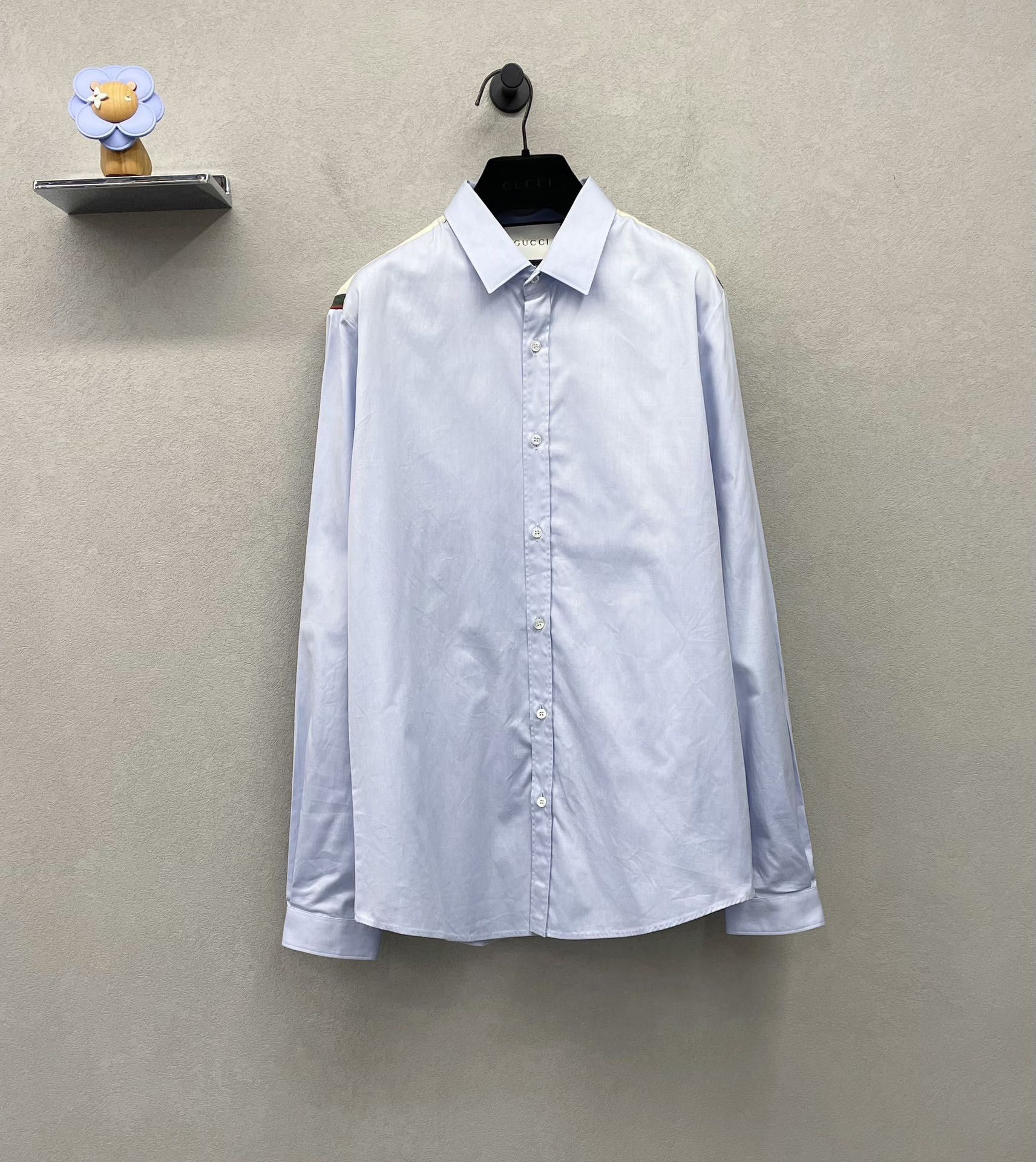 Gucci Gucci Size 38 Floral blue long-sleeved shirt 2501-Nextarrow Size US XXS / EU 40 - 1 Thumbnail