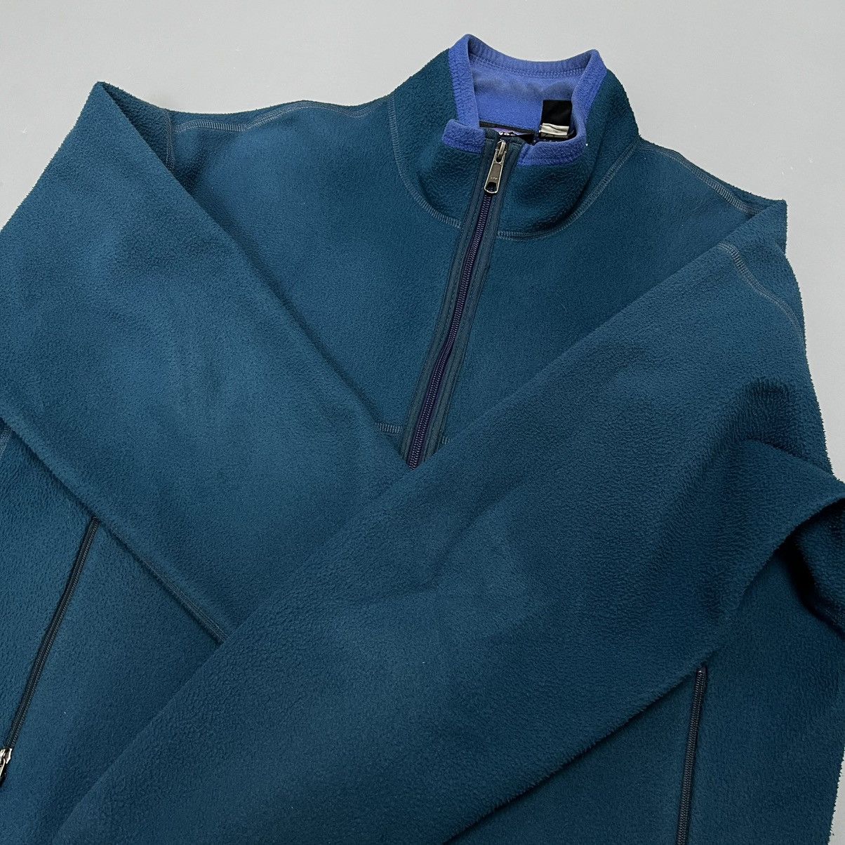 Patagonia × Vintage Vintage Patagonia Fleece Zip Jacket sweater Y2K made in USA🇺🇸 Size US L / EU 52-54 / 3 - 11 Thumbnail