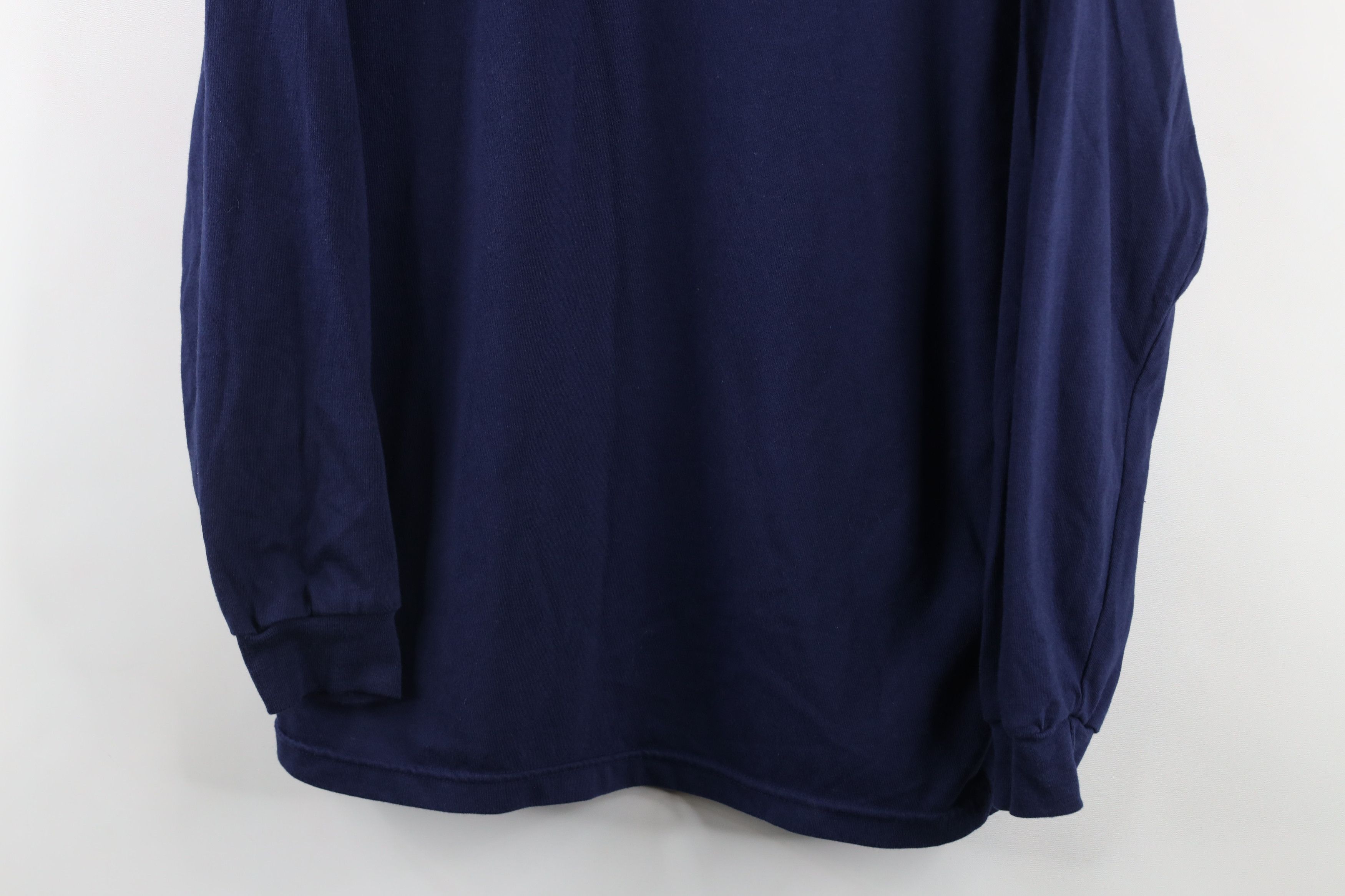 Vintage Vintage 90s Streetwear Blank Mock Neck Long Sleeve T-Shirt Size US M / EU 48-50 / 2 - 3 Thumbnail