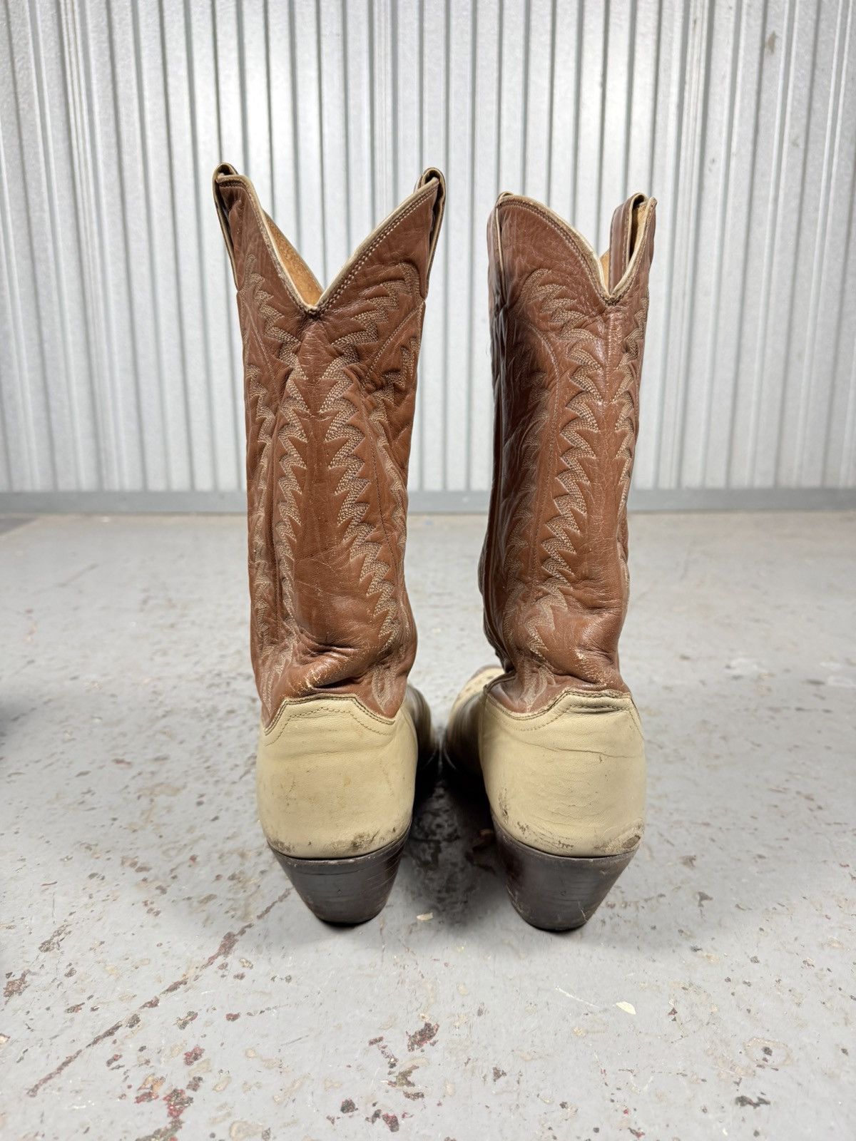 Justin 70s Vintage Made In Usa Justins Lizard Toes Boots Size US 10 / EU 43 - 7 Thumbnail