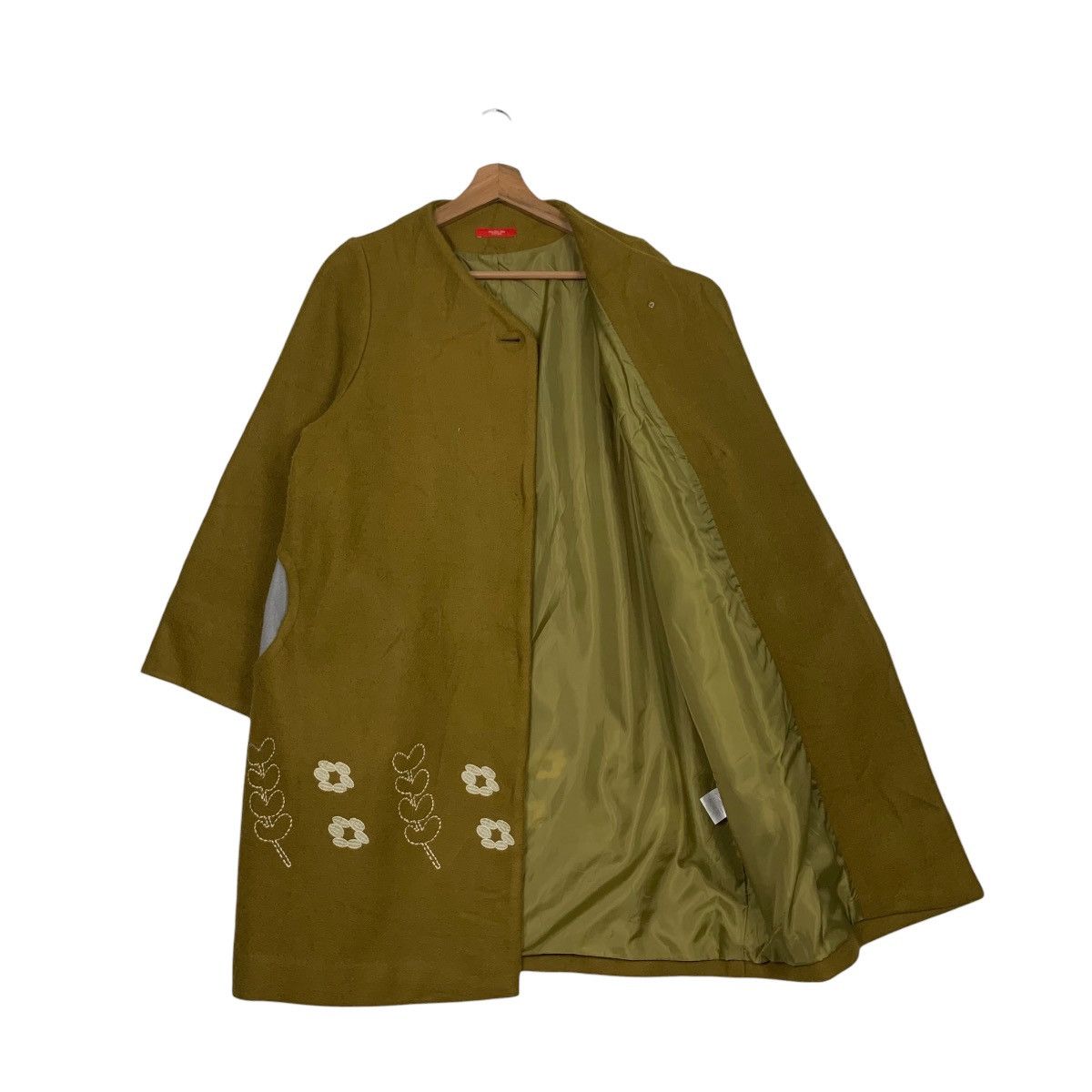 Japanese Brand POU DOU DOU Florals Coat Jacket #2670-C119 Size M / US 6-8 / IT 42-44 - 9 Thumbnail