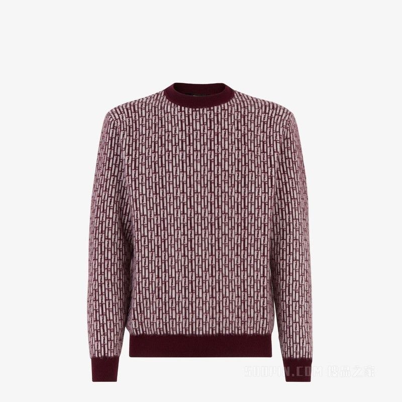 o1loc1c0824 Pullover in Burgundy