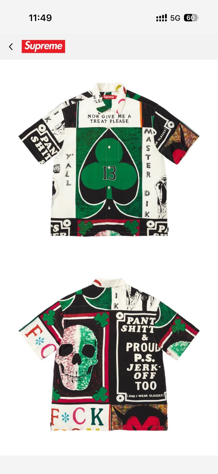 Supreme Supreme Mike Kelley S/S Shirt Size US M / EU 48-50 / 2 - 3 Thumbnail