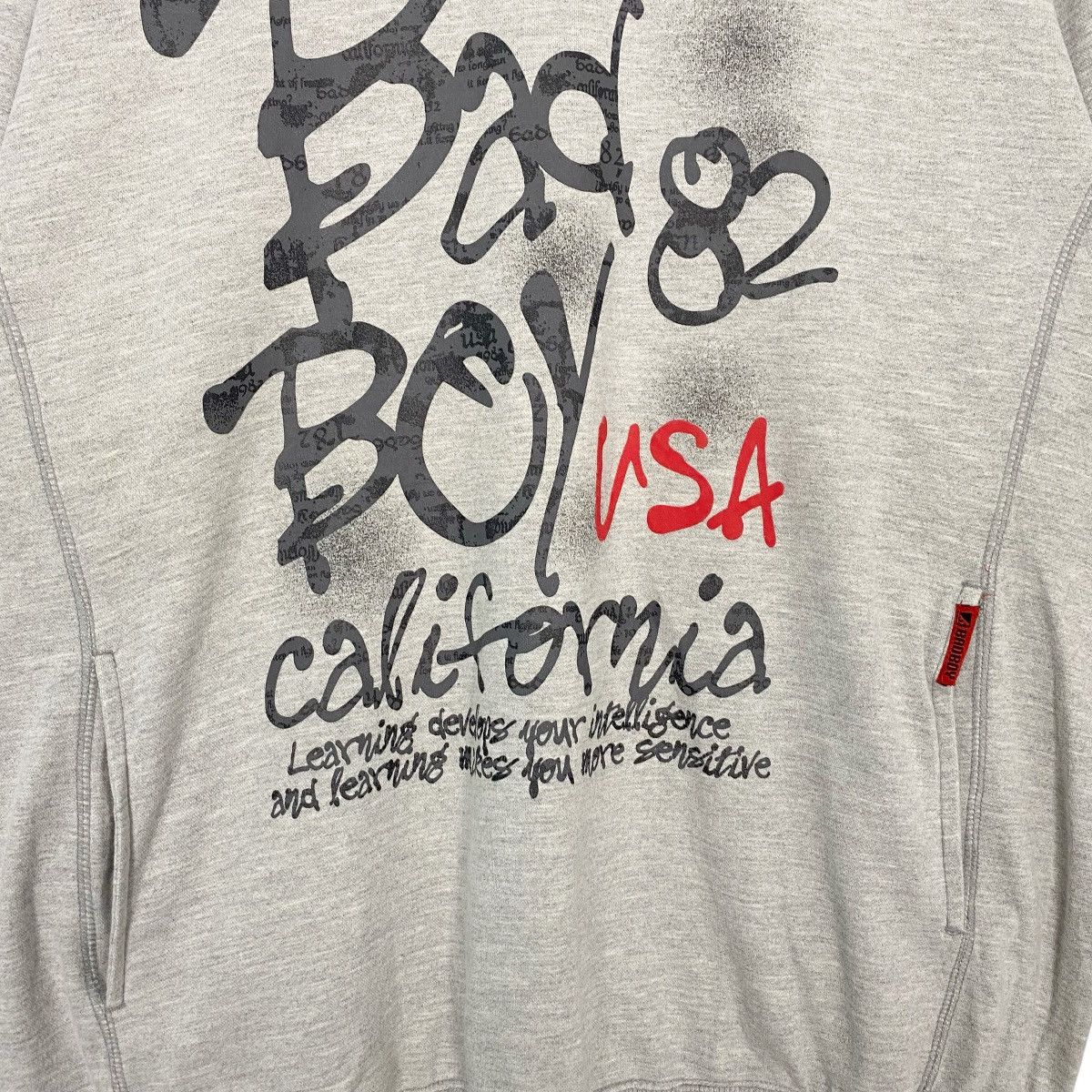 Vintage Vintage Bad Boy Crewneck Sweatshirt Gray Pullover Jumper L Size US L / EU 52-54 / 3 - 4 Thumbnail
