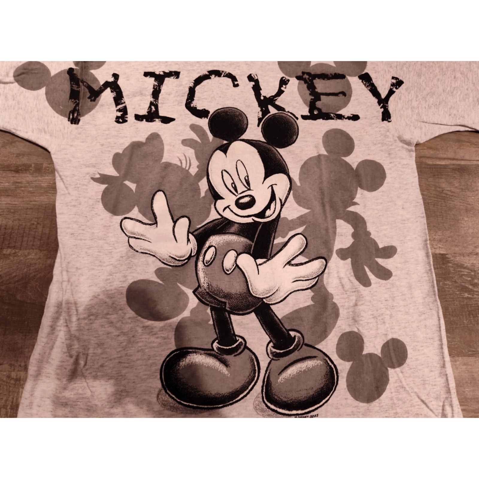 Mickey Unlimited VINTAGE 90s Mickey Mouse Disney T-Shirt Made in USA Gray XL Graphic Print Mens Size US XL / EU 56 / 4 - 4 Thumbnail
