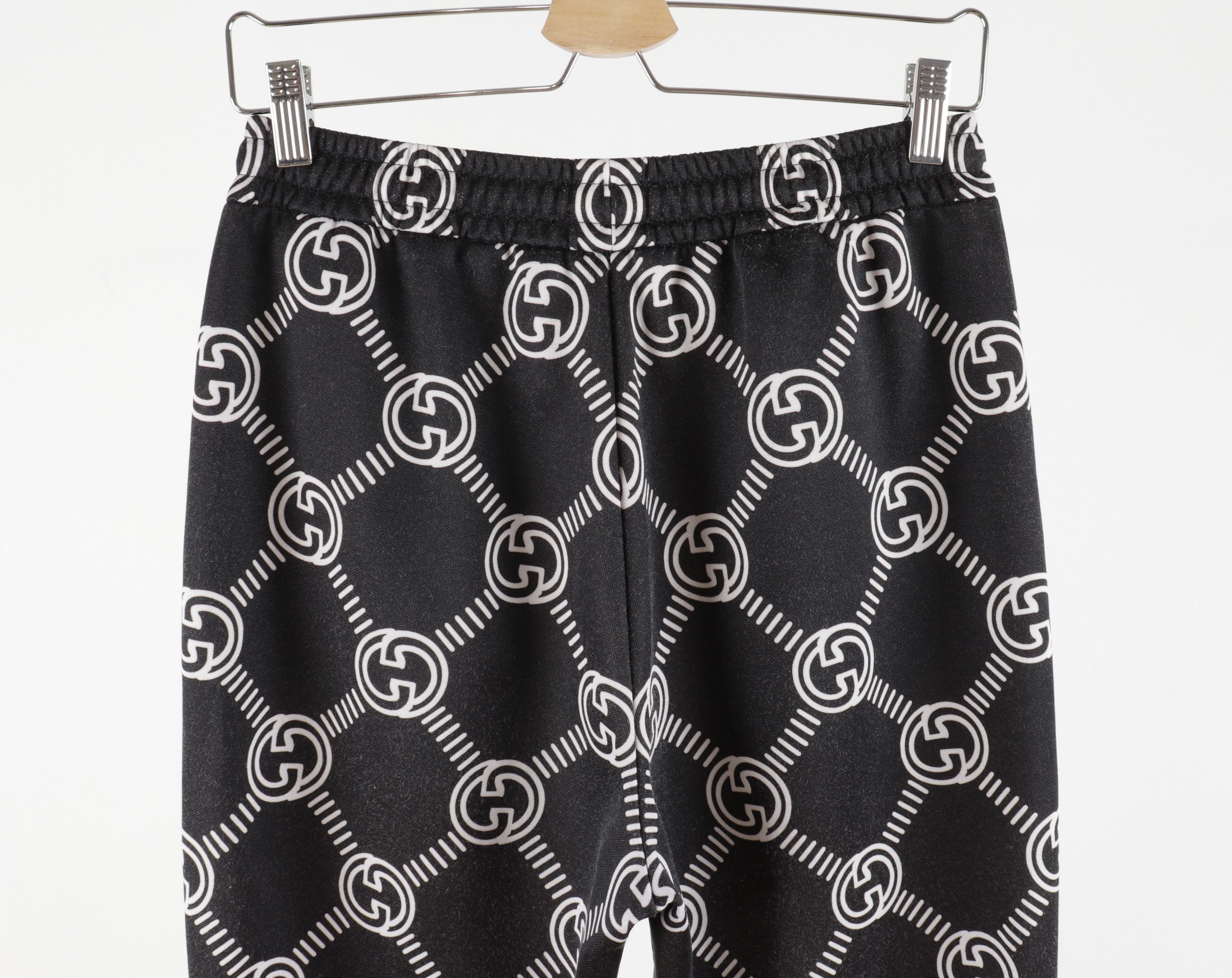 Gucci Gucci GG Monogram Black Joggers Track Pants Sweatpants Size US 31 - 15 Thumbnail