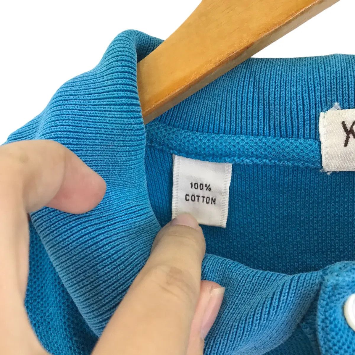 Yves Saint Laurent Vintage YSL Yves SAINT LAURENT Paris Blue Polo Tee Shirt Size US L / EU 52-54 / 3 - 6 Thumbnail