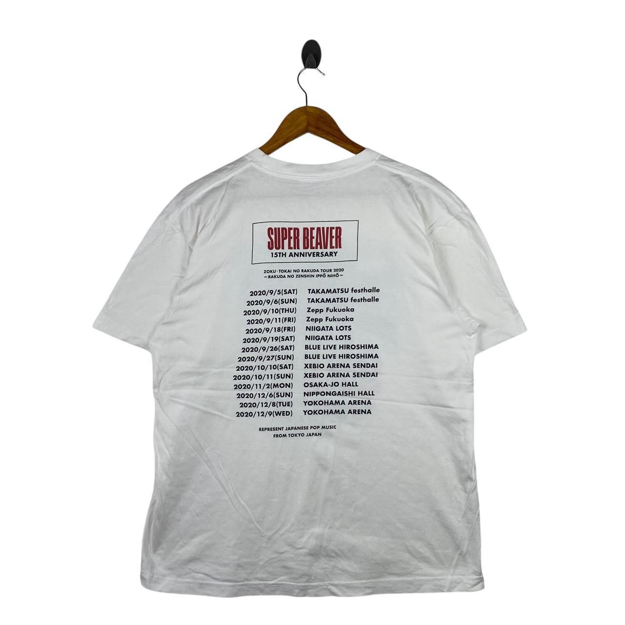Band Tees SUPER BEAVER SHINKOKYU Japan Rock Band Tour Tee Shirt Top Size US L / EU 52-54 / 3 - 4 Thumbnail