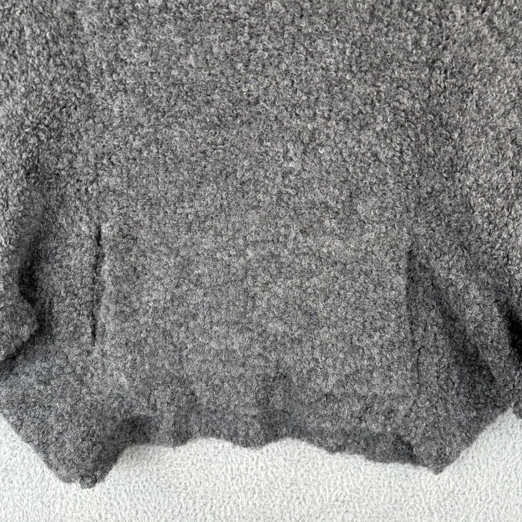 KangaROOS Inca Fashions Alpaca Hoodie Women S/XS Gray Pullover Kangaroo Pouch Knit Sweater Shawl Neck Regular Size XS/S Women Size S / US 4 / IT 40 - 2 Thumbnail