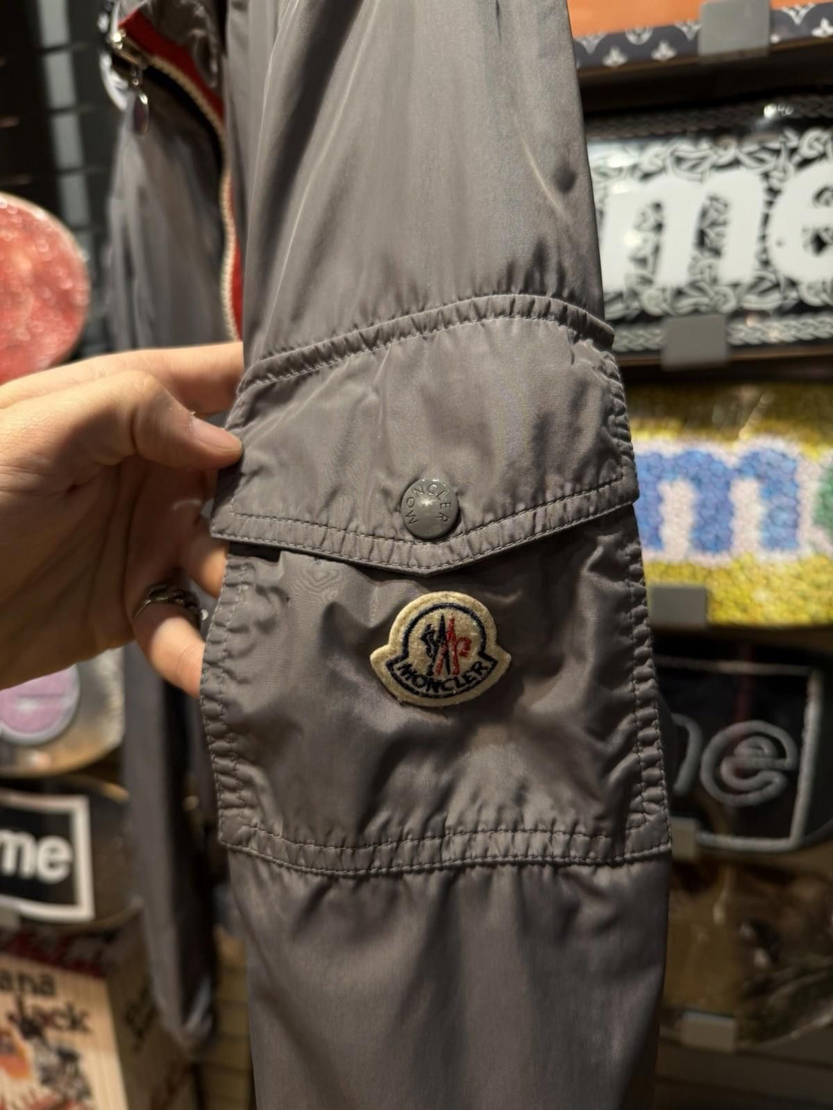 Moncler Moncler Keralle Giubbotto Windbreaker Grey Jacket Size 7 Size US XL / EU 56 / 4 - 7 Thumbnail