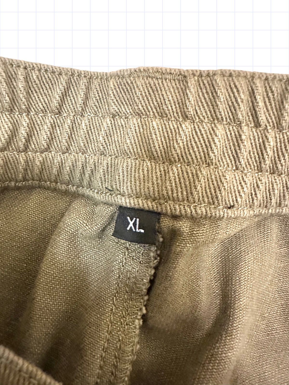 Japanese Brand × Vintage Japanese Twill Embellished Bondage Pouch Pockets Pants XL Size US 32 / EU 48 - 7 Thumbnail