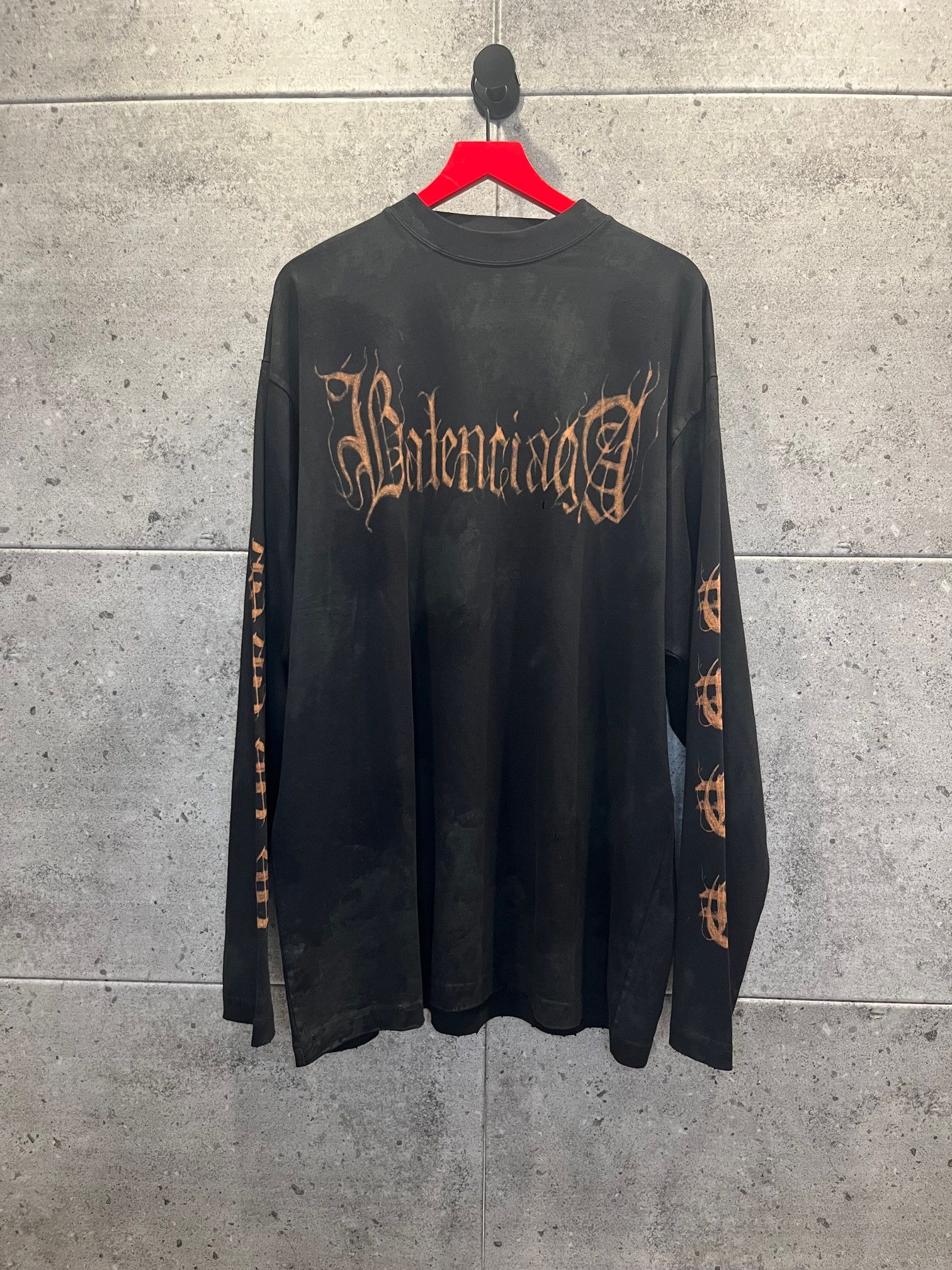 Pre-owned Balenciaga Heavy Metal See Now Buy Now Longsleeve Pre-owned Balenciaga Heavy Metal See Now Buy Now Longsleeve
