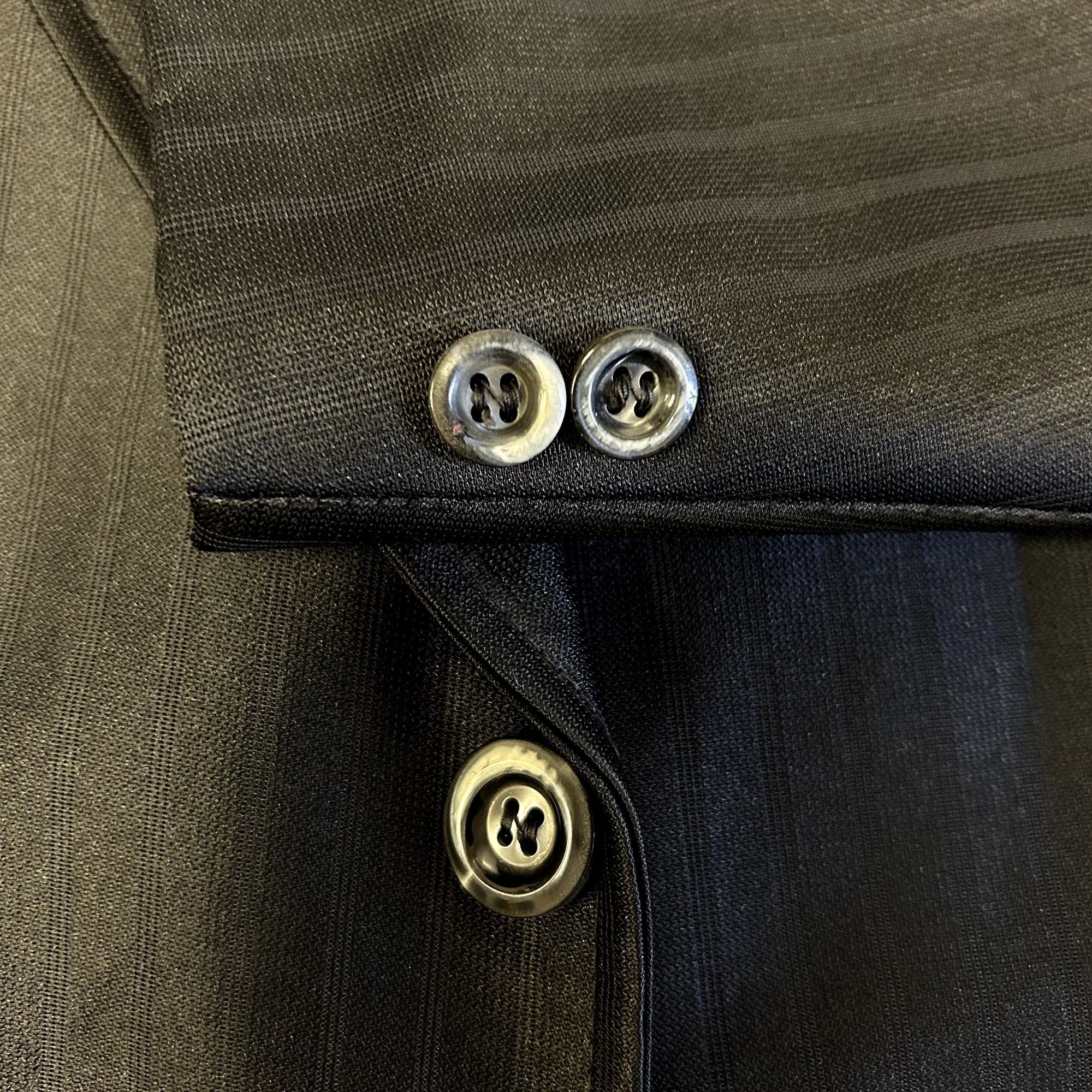 Unkwn Vintage 70's Men's BLACK Sport Coat MoD DISCO Jacket SHARKSK Size 36R - 5 Thumbnail