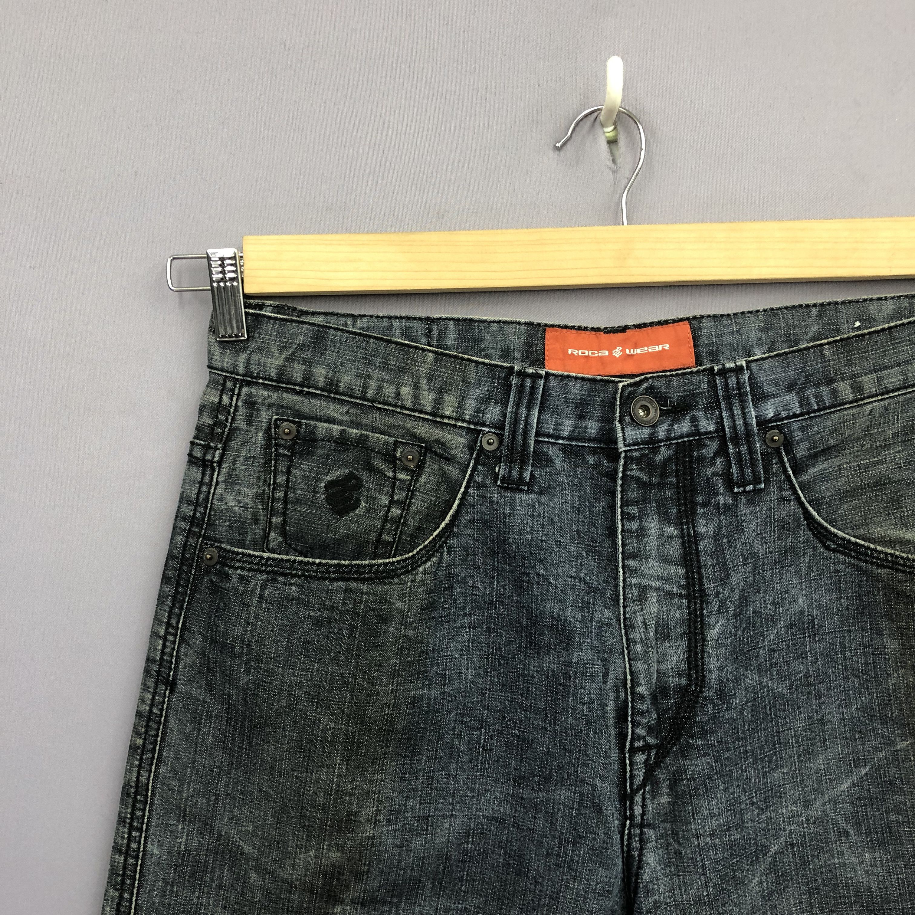 Rocawear Crazy 90s Rocawear Baggy Jeans Faded Skater Jnco Style Denim Size US 34 / EU 50 - 7 Thumbnail