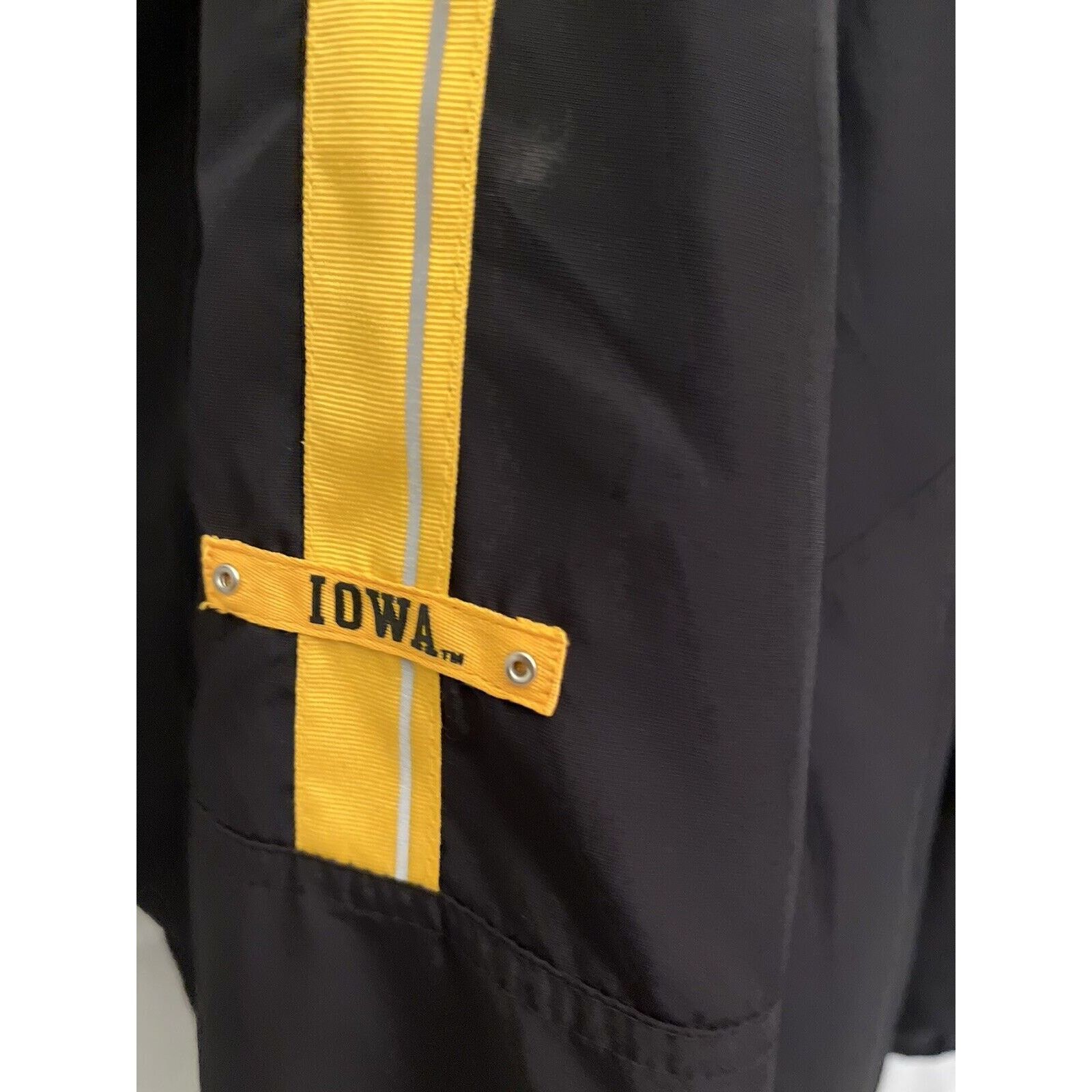 Nike VTG Nike Team Iowa Hawkeyes Jacket - Zip Up - Black Mens 2XL Size US XXL / EU 58 / 5 - 10 Thumbnail