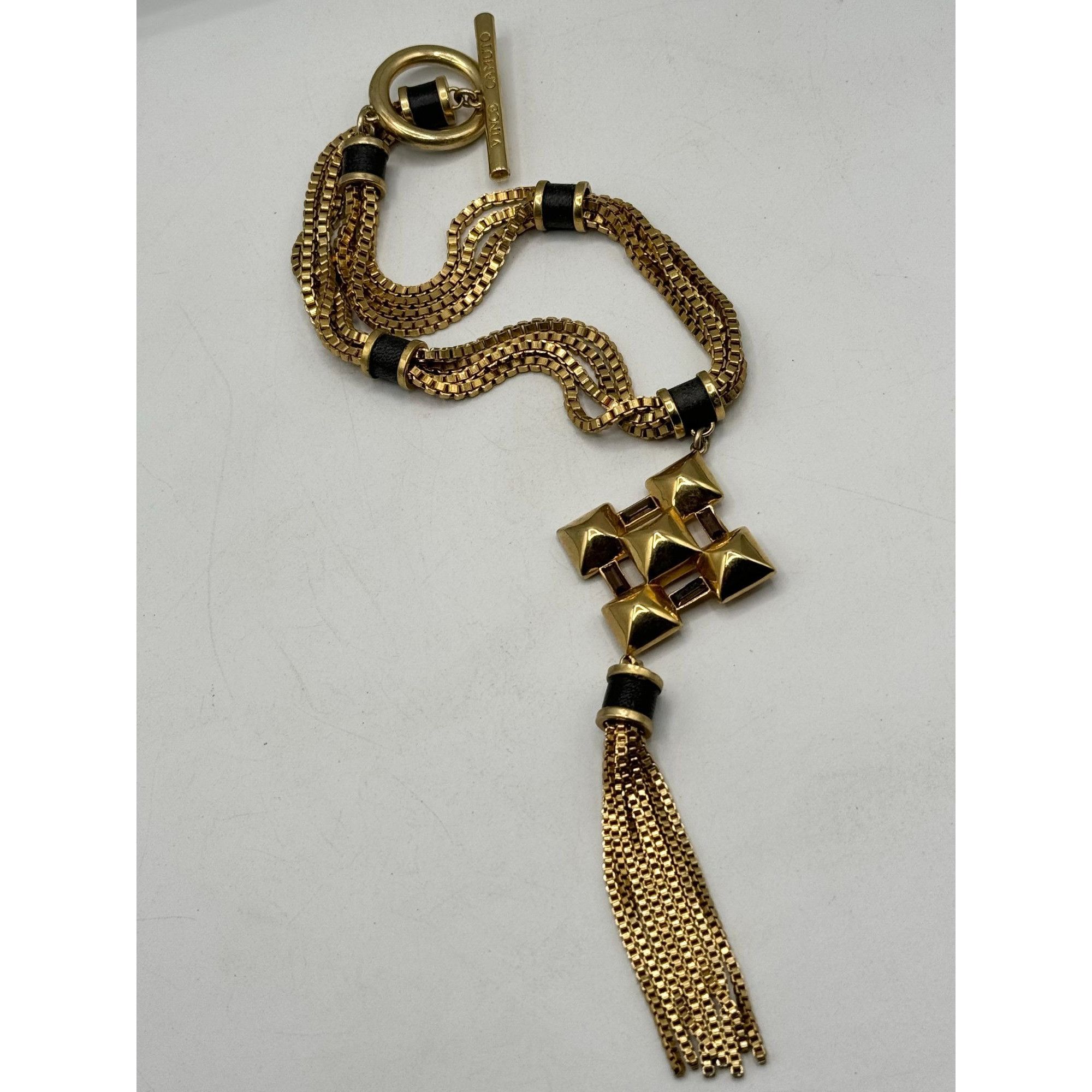Vince Camuto Vince Camuto Chain Tassel Pendant Necklace Size ONE SIZE - 5 Thumbnail
