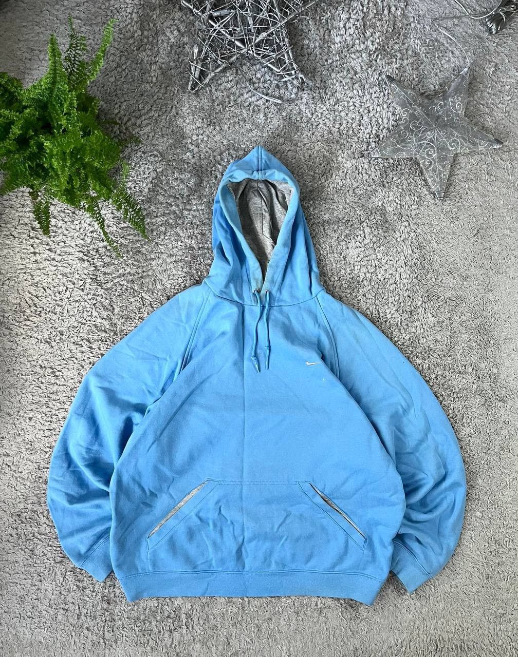 Nike × Vintage 00s Nike Hoodie Vintage Streetwear Logo Swoosh Rare Size US XL / EU 56 / 4 - 1 Thumbnail