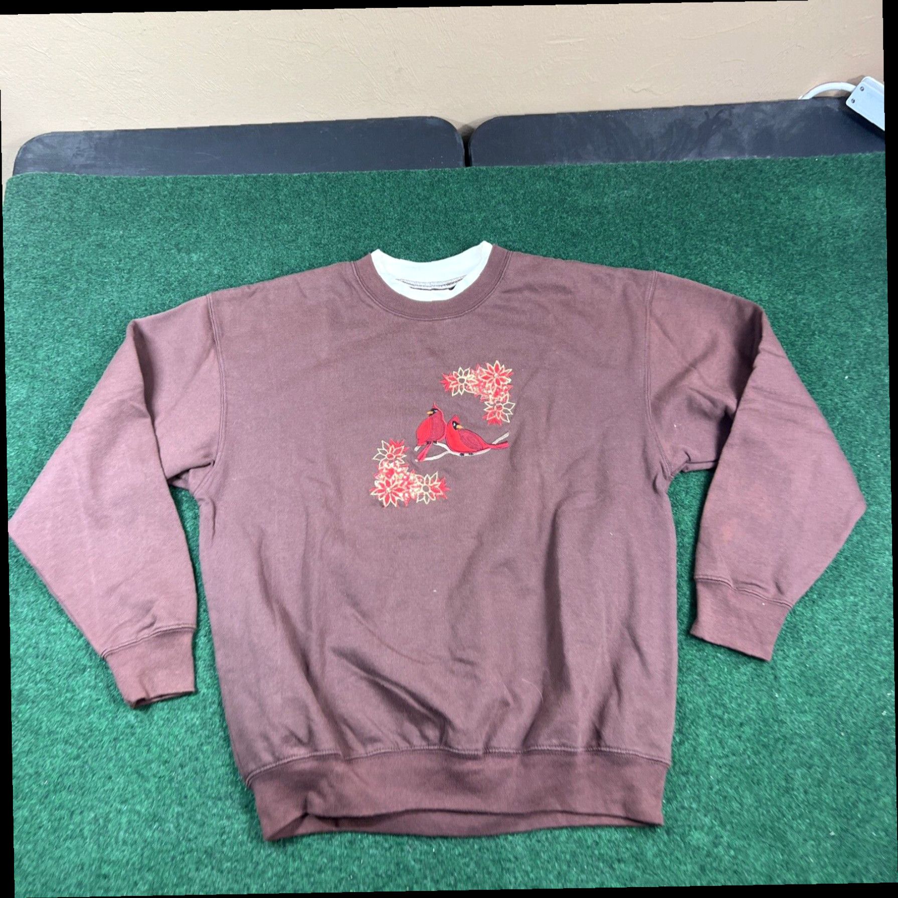 Lee Vintage 90s Cardinal Sweatshirt Adult Large USA Size L / US 10 / IT 46 - 1 Thumbnail