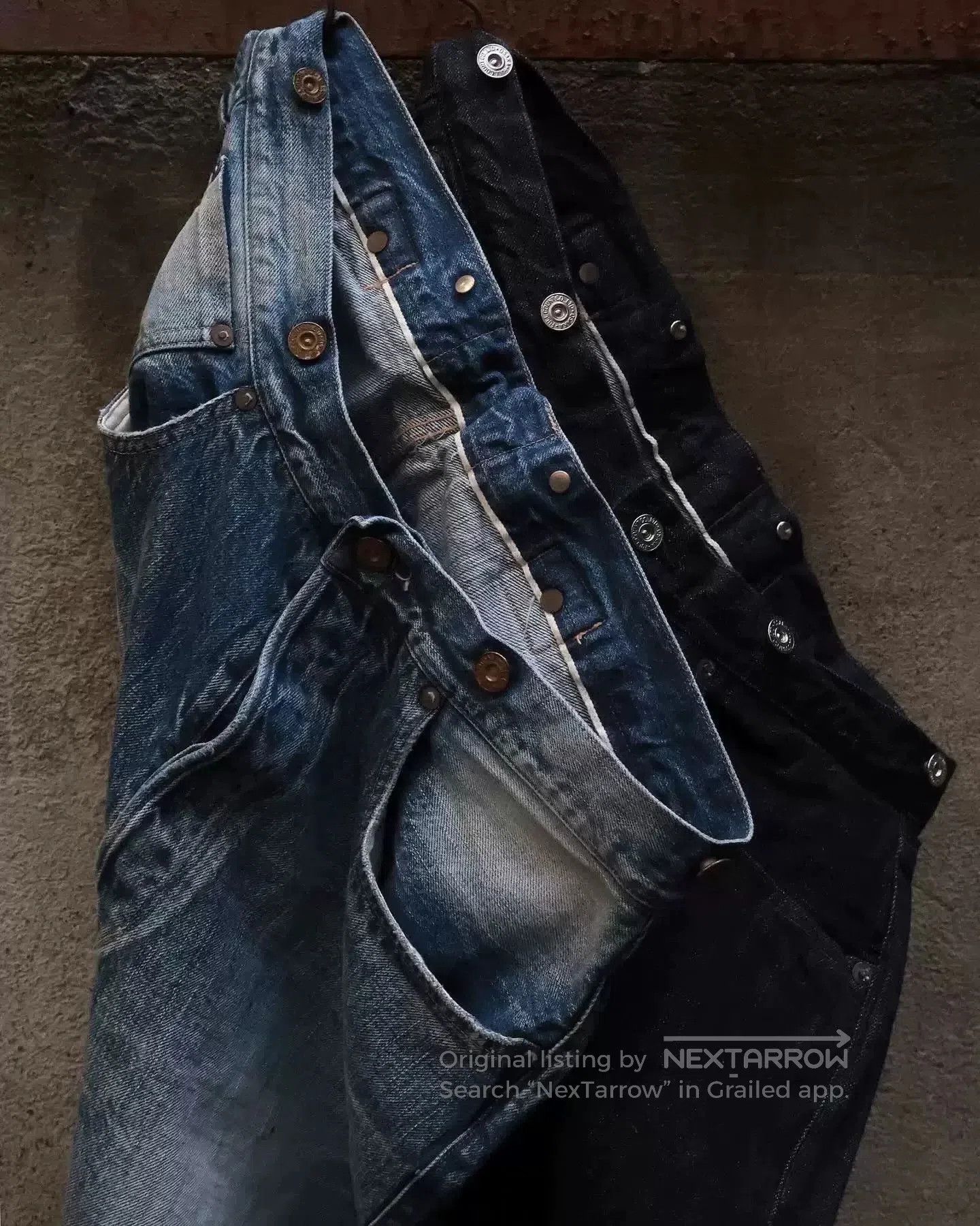 Full Count & Co. FULLCOUNT Classic Blue Denim Jeans. Size US 36 / EU 52 - 7 Thumbnail